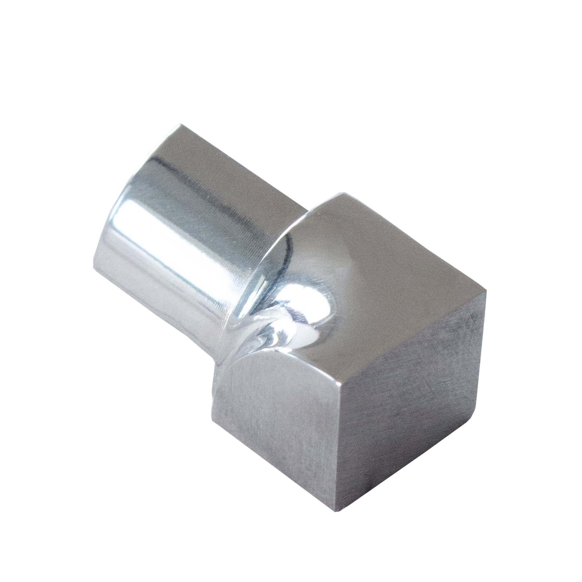 Dalsys Profil Inneneck für Fliesenschiene (8mm Poliert, 1-St), aus Edelstahl Viertelkreisprofil, Fliesenprofil