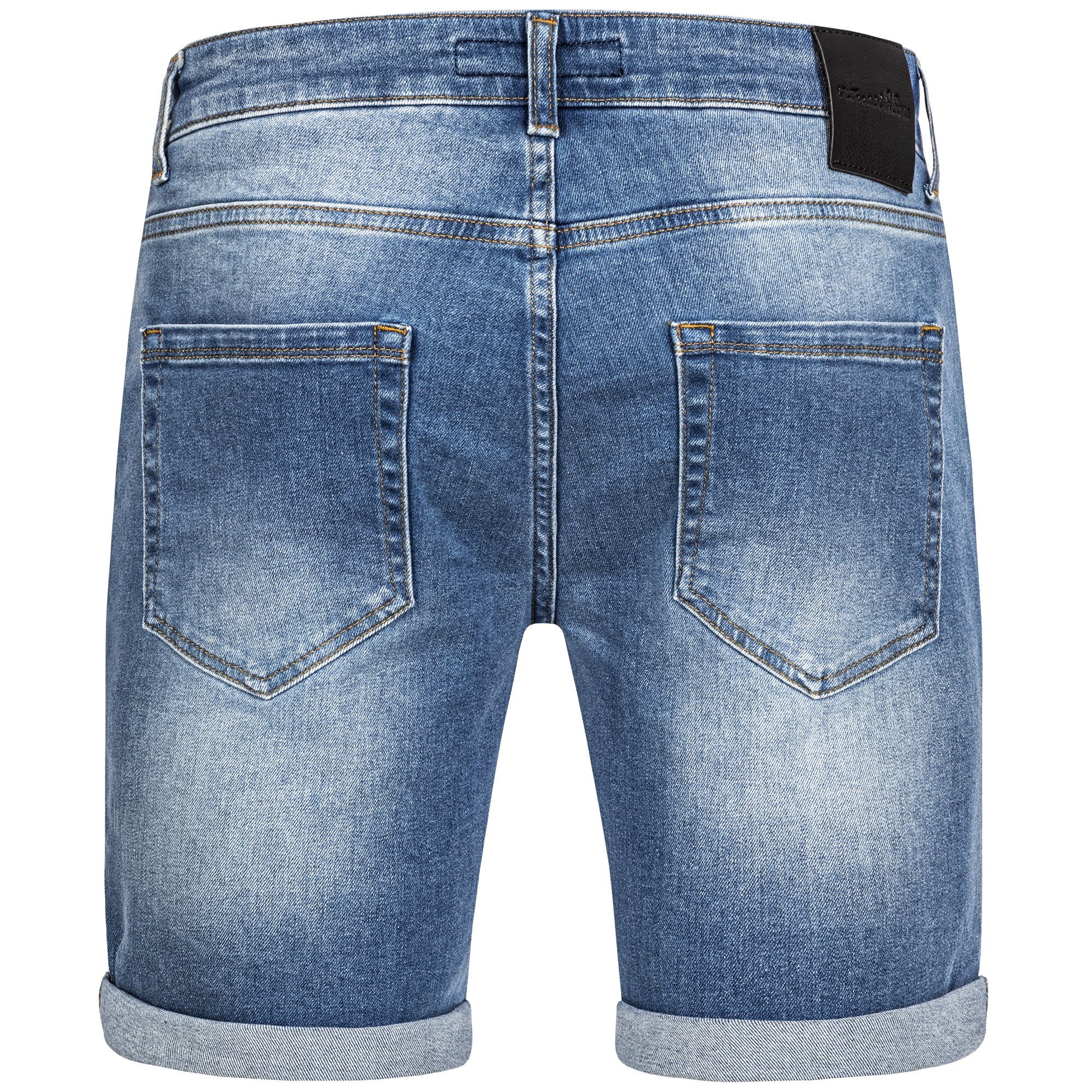 Amaci&Sons Jeansshorts SAN DIEGO Destroyed Jeans Shorts – Bild 3 von 3