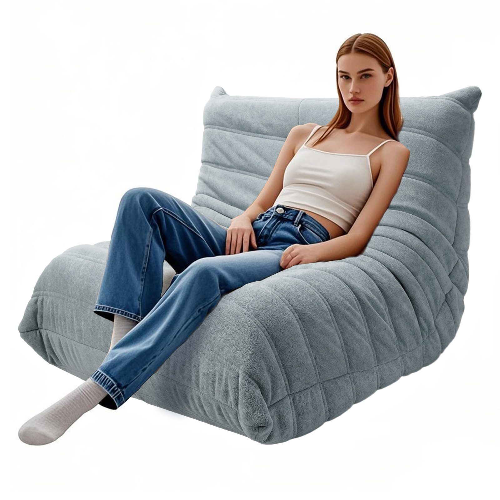 Durrafy Sitzsack Relaxsessel,Übergröße Sitzsack Lazy Sofa,Bodensofa,Einzels günstig online kaufen