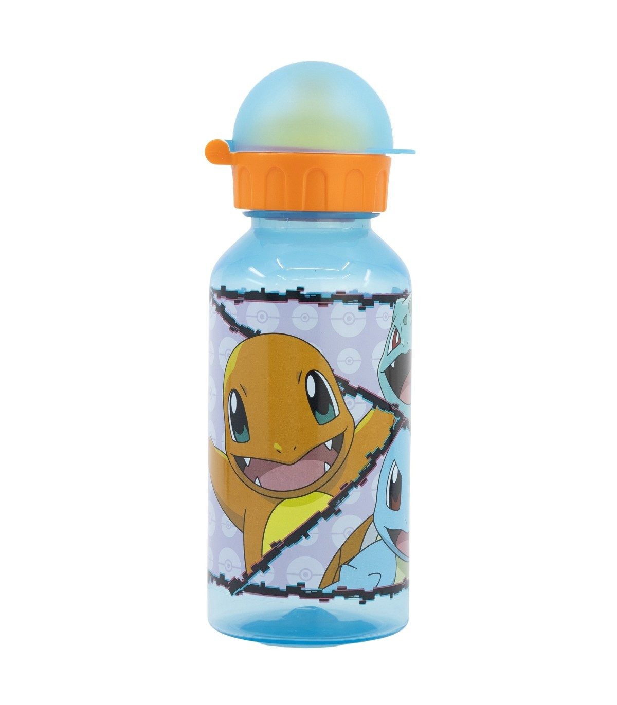 POKÉMON Trinkflasche 370 ml Kinder Wasserflasche für Kindergarten Freizeit und Alltag