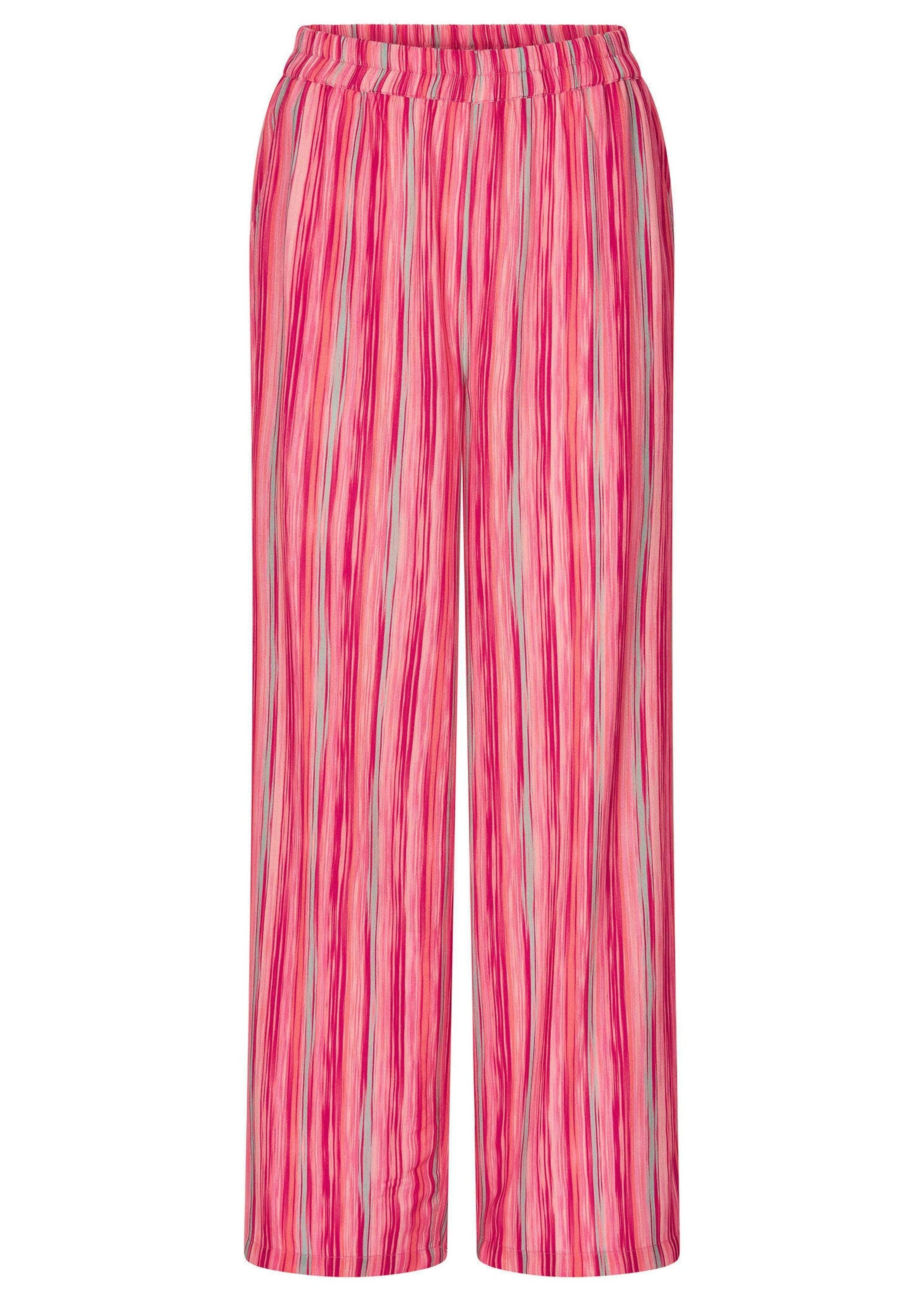 Stoffhose Viskosehose mit Streifen-Muster