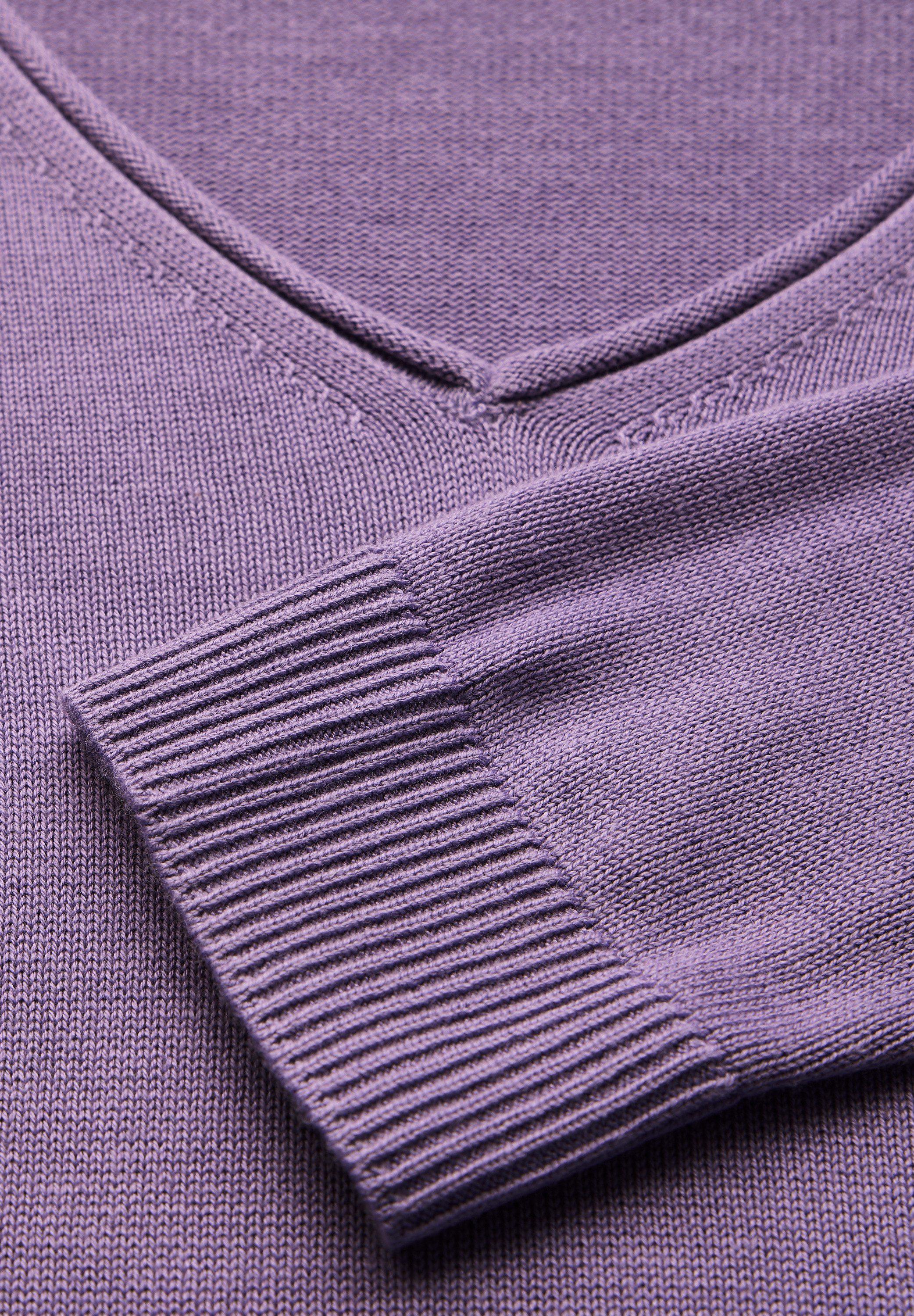 STREET ONE Strickpullover mit V-Ausschnitt