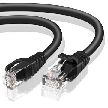 HOCO Cat 6 Netzwerkkabel rundes LAN-Kabel, RJ-45 (Ethernet), (25 cm), 10 / 100 / 1000 Mbits Geschwindigkeit bis 1 Gbits UTP Patchkabel