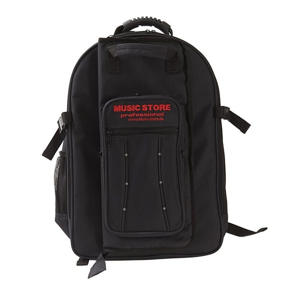 Music Repeat Pattern Rucksack MUSIC STORE Drumsticks, Drummer Rucksack incl. Stickbag