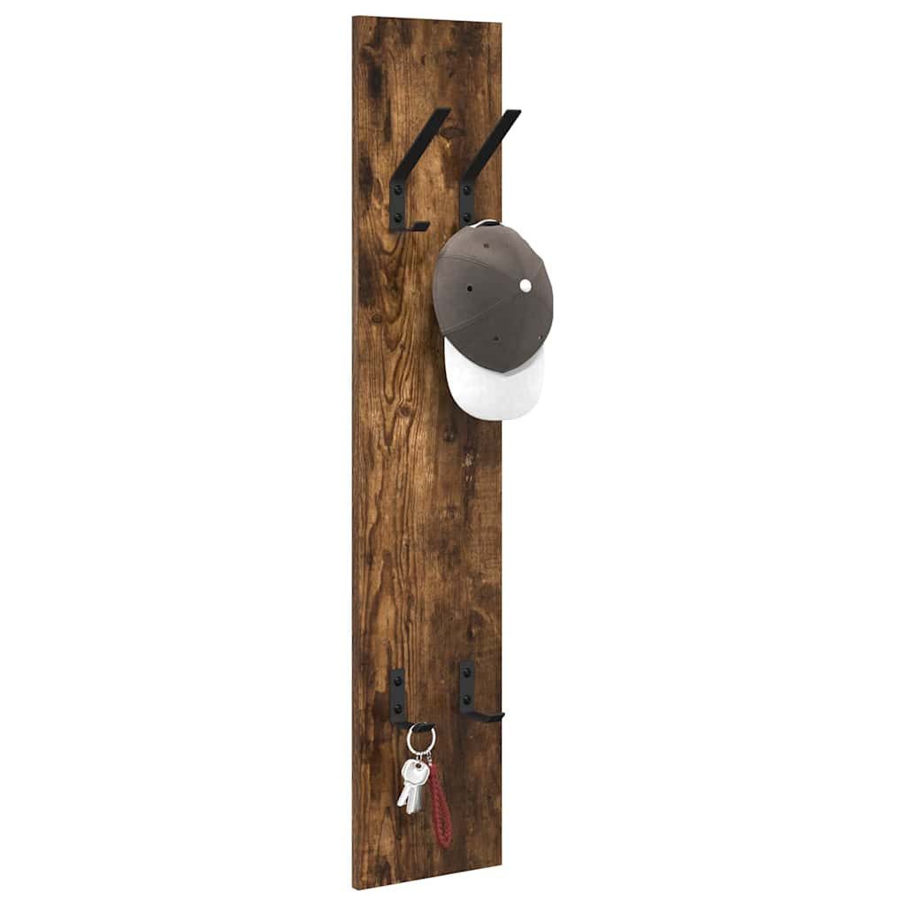 vidaXL Regal Wandmontierter Kleiderständer Räuchereiche 20 günstig online kaufen