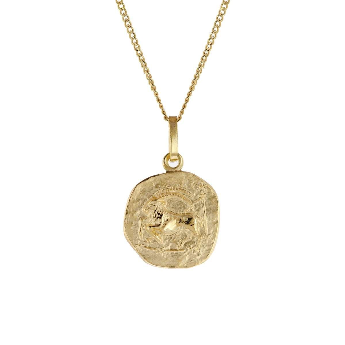 trendor Panzerkette 15022-01, Kinder mit Sternzeichen Steinbock 333/8K Gold