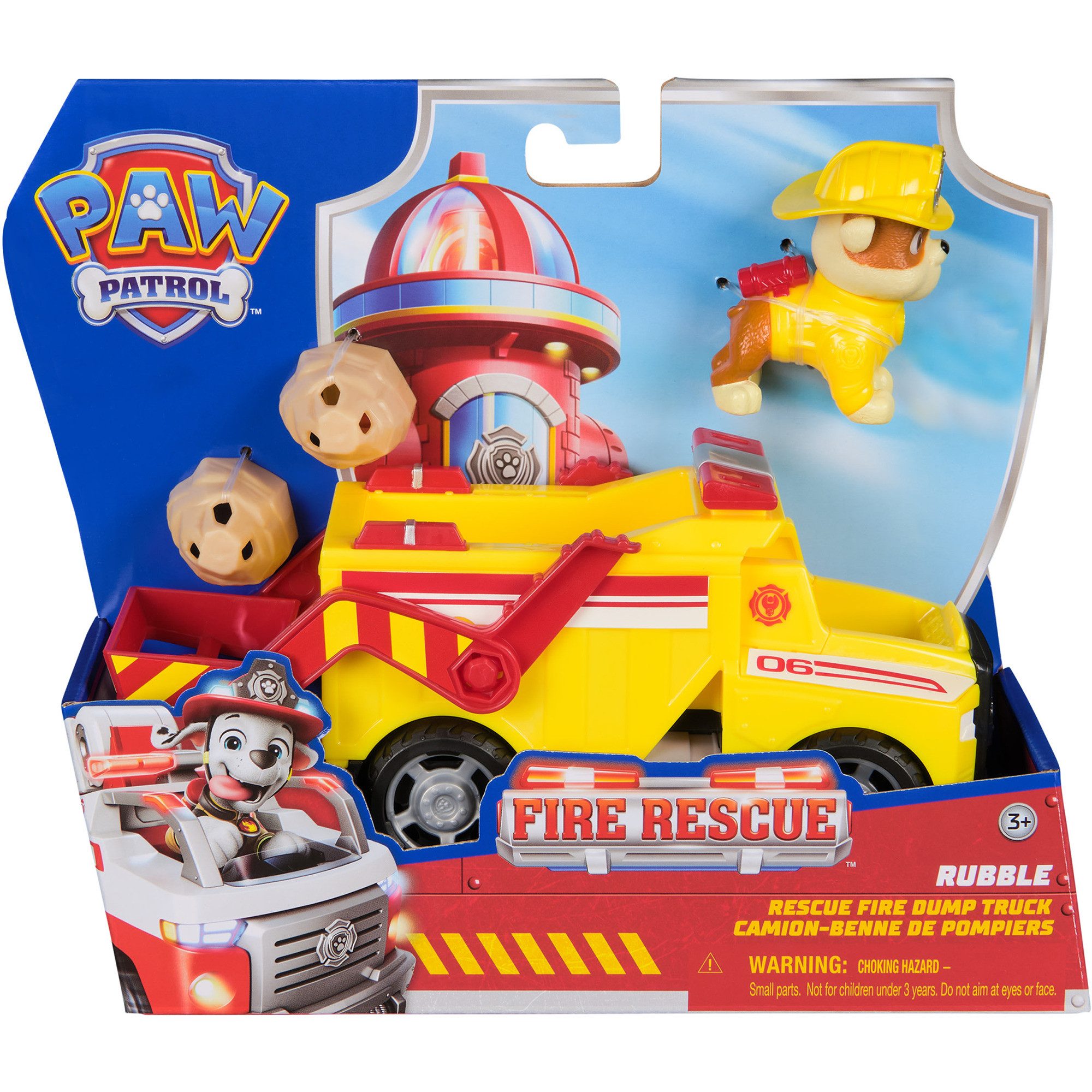 PAW PATROL Spielzeug-Auto Spin Master Paw Patrol Fire Rescue - Rubbles