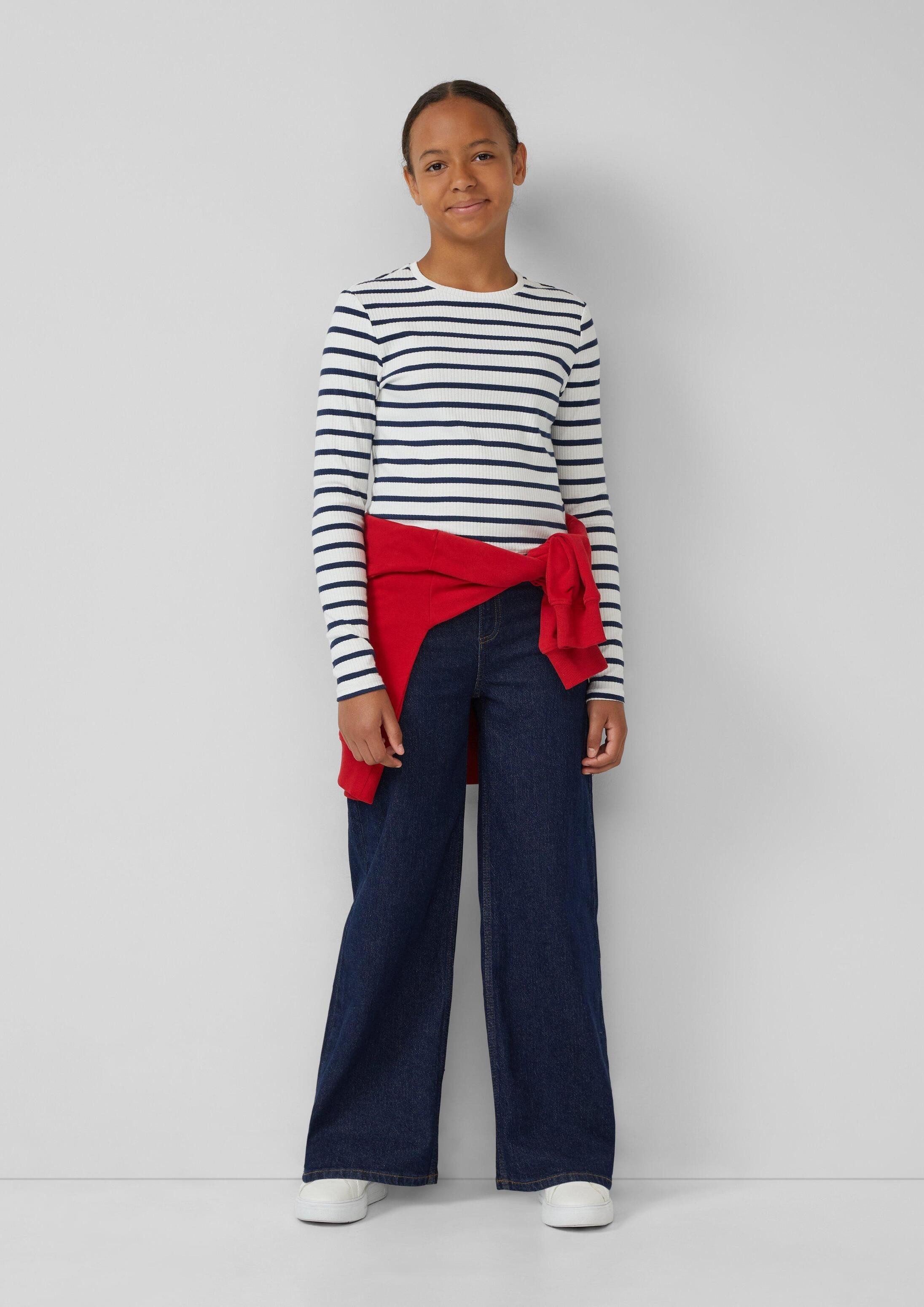 s.Oliver Weite Jeans Jeans-Hose Jeans / Regular Fit / Mid Rise / Wide Leg