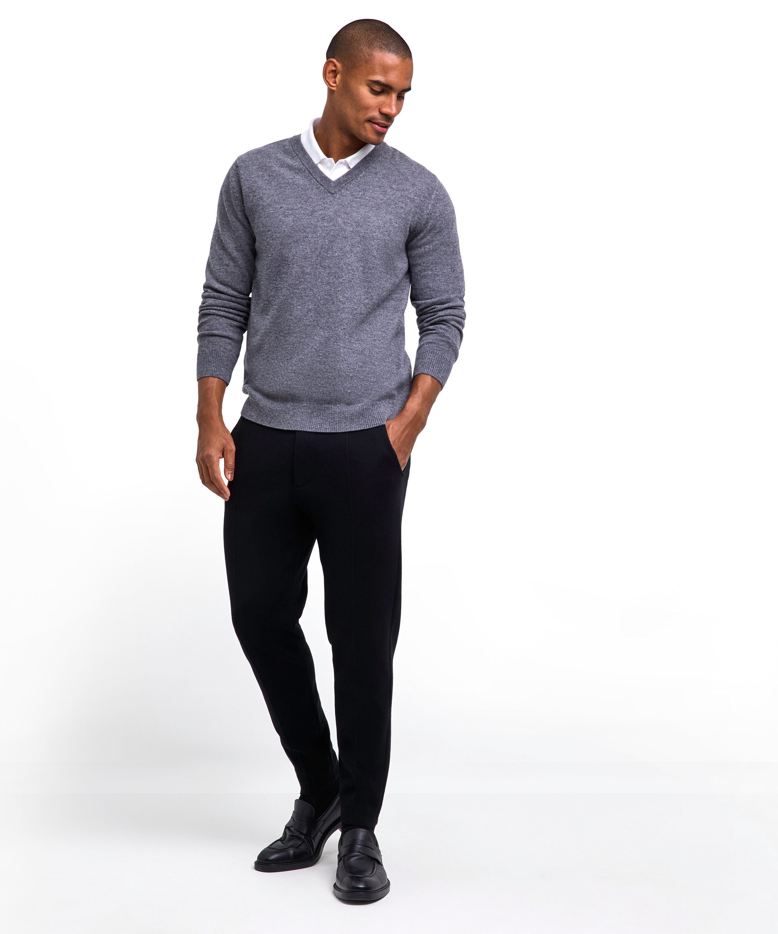FALKE Strickpullover Pure Lambswool Pullover (1-tlg) aus extrafeiner Lambswool