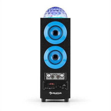 Auna DiscoStar Blue Bluetooth-Speaker (0 W)