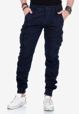 Cipo & Baxx Bequeme Jeans mit elastischem Saum