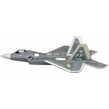 Amewi RC-Flugzeug AMXFlight F-22 Raptor Jet EPO ARF - Impeller Flugzeug - grau