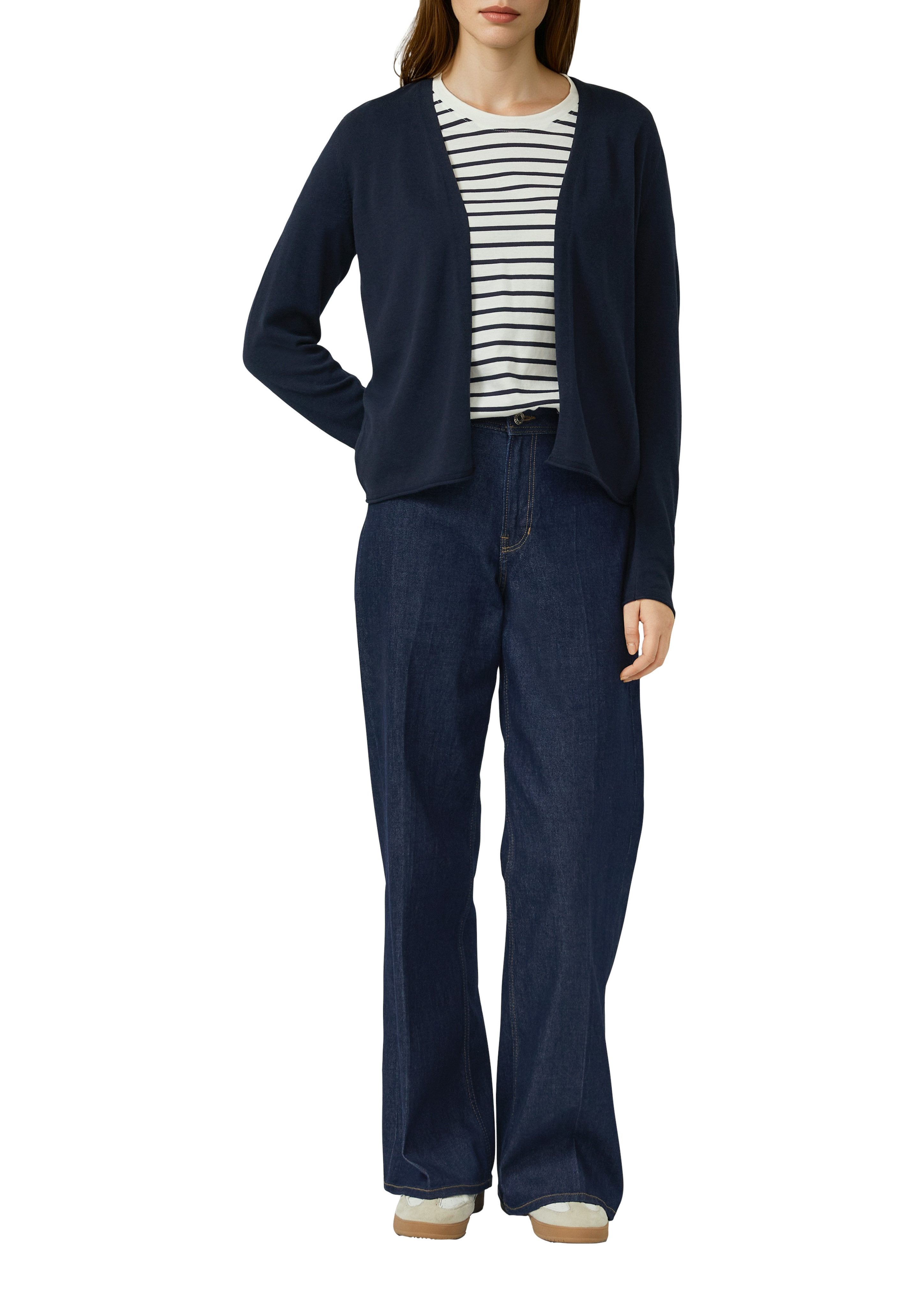 s.Oliver Cardigan ohne Verschluss und mit V-Ausschnitt