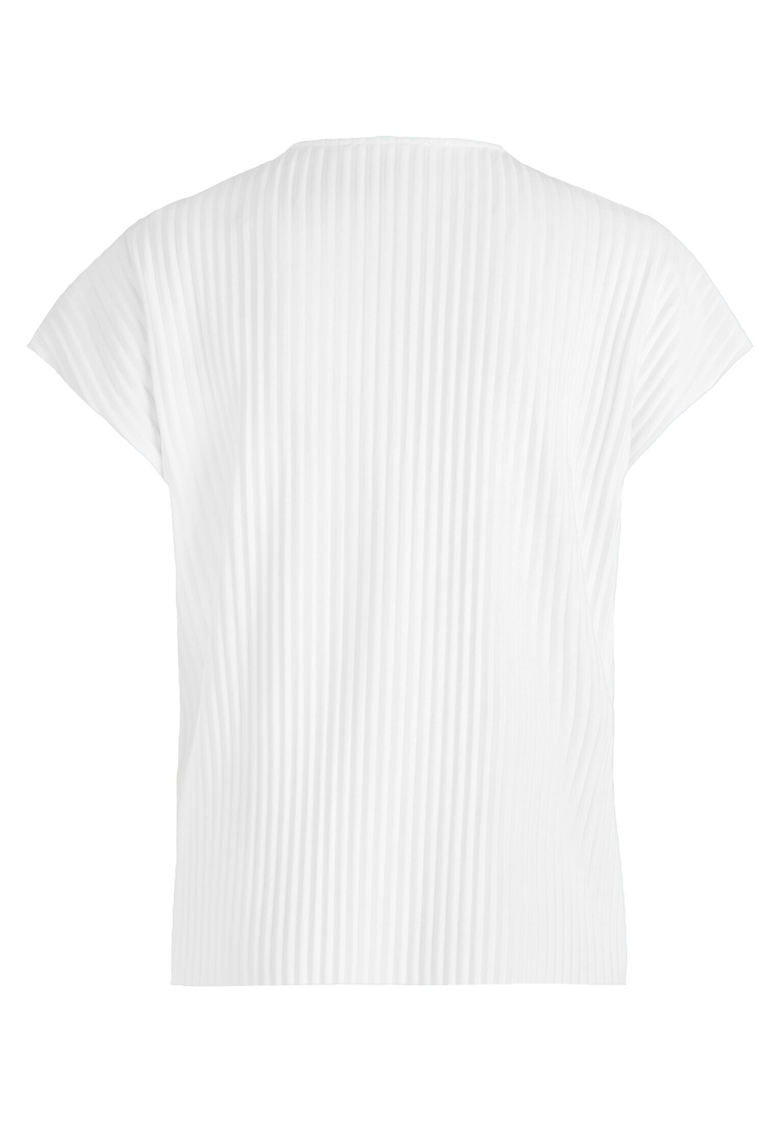 Betty&Co Kurzarmshirt Damen mit Plissee (1-tlg) Plissee