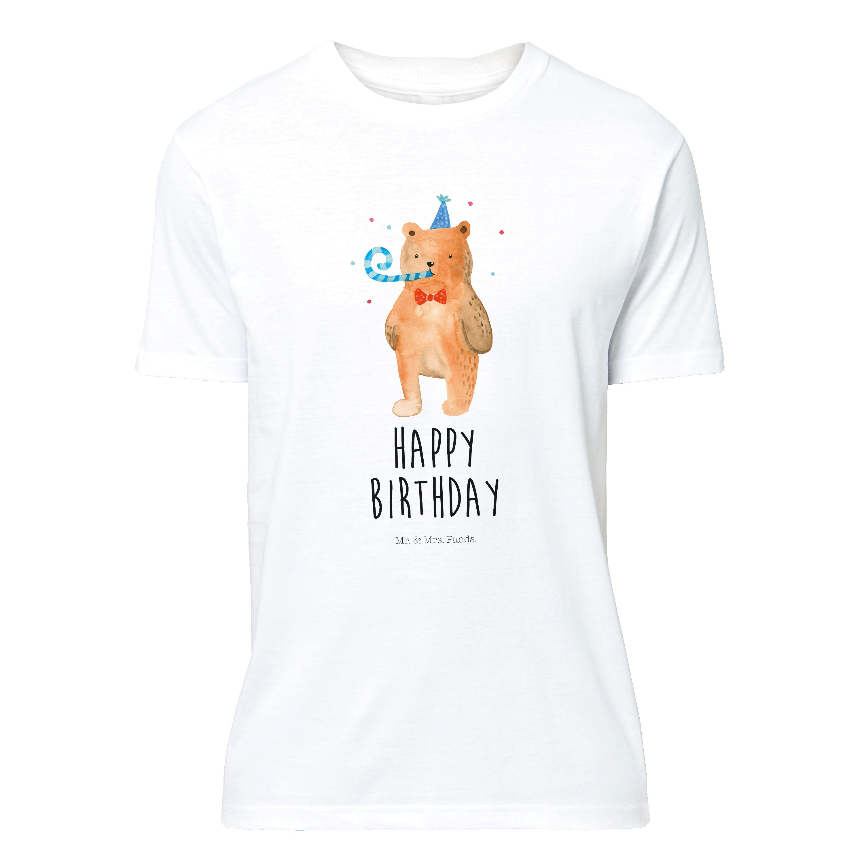 T-Shirt Birthday Bär - Weiß - T-Shirt, Shirt
