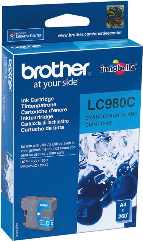 LC-980C Tintenpatrone Brother cyan