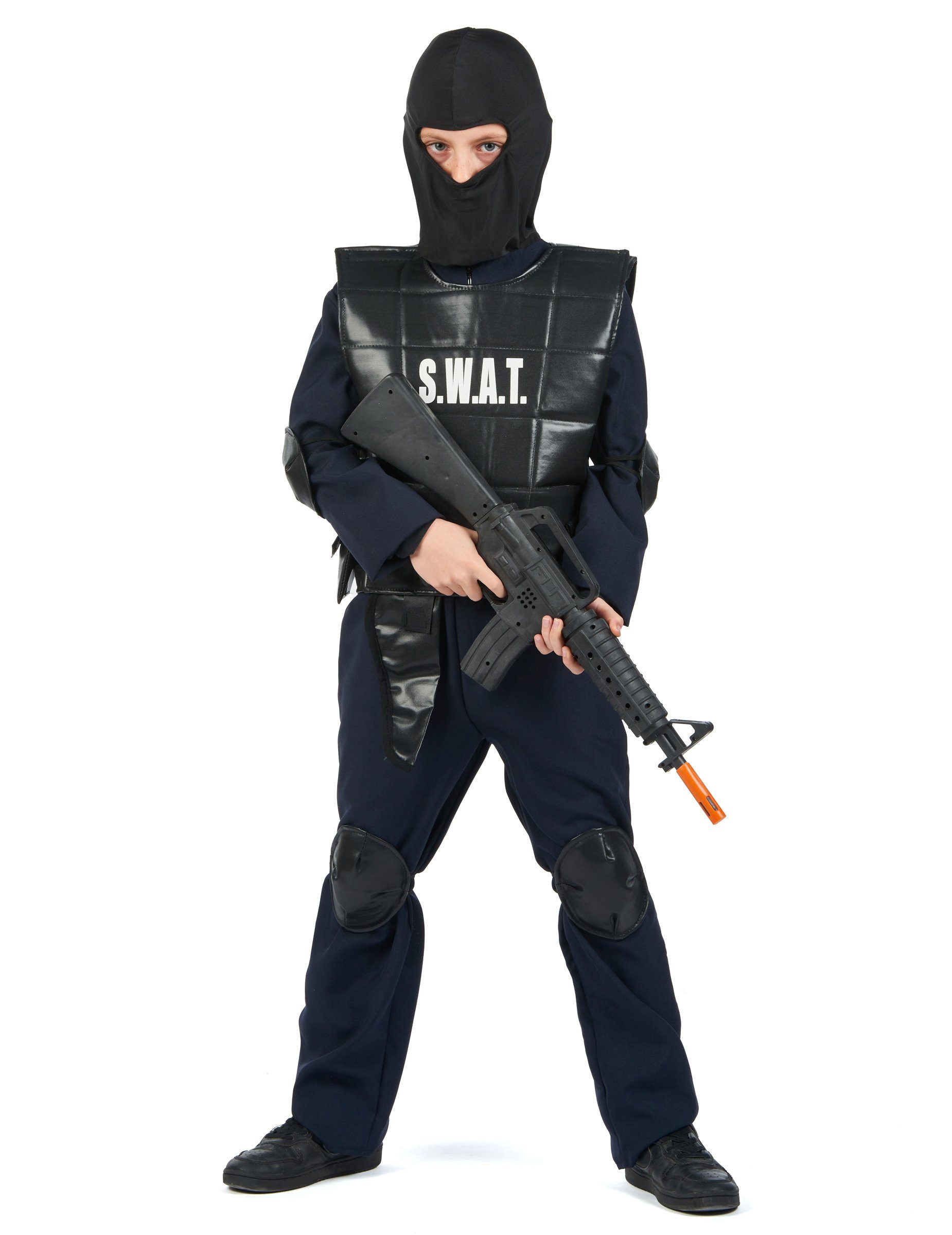 JADEO Kostüm S.W.A.T. Kinderkostüm schwarz