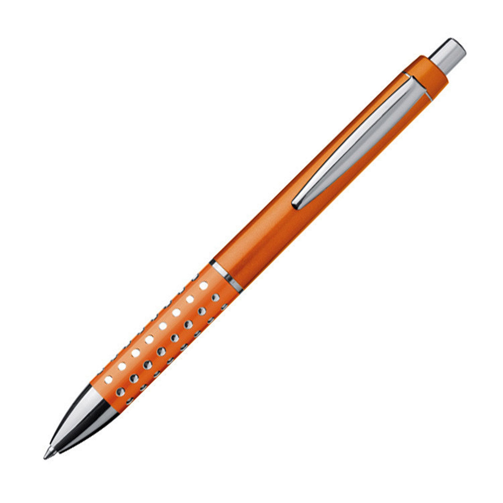 Livepac Office Kugelschreiber 10 Kugelschreiber / "Glitzer" / Farbe: orange