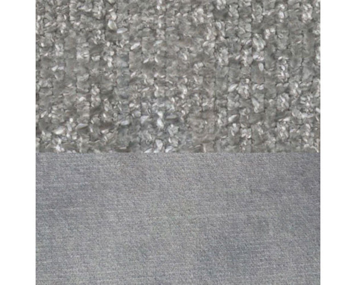 Moroni, Kissen / 237x129x87cm grau mit hellgrau Feldmann-Wohnen Big-Sofa