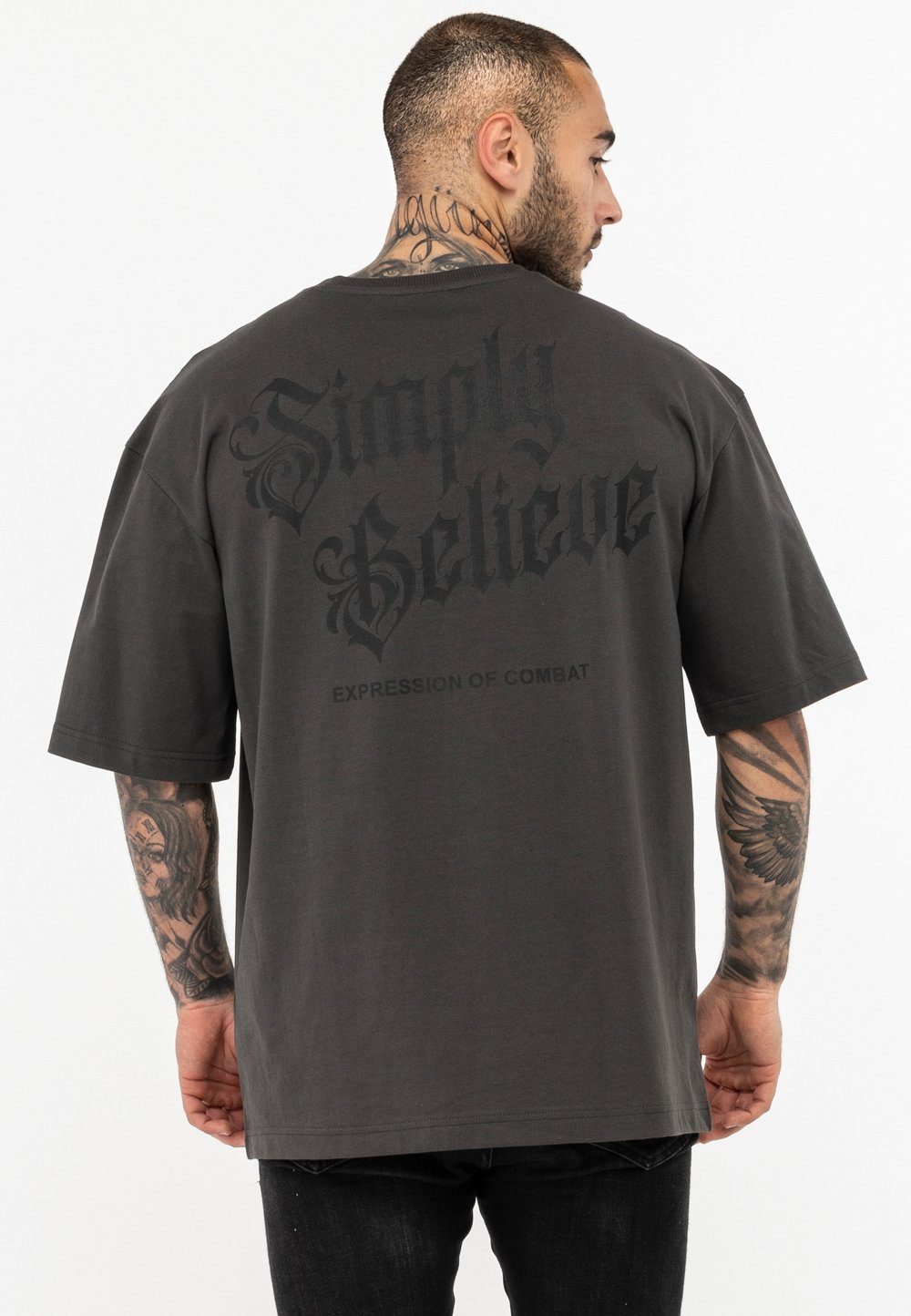 TAPOUT Oversize-Shirt SIMPLY BELIEVE (1-tlg)