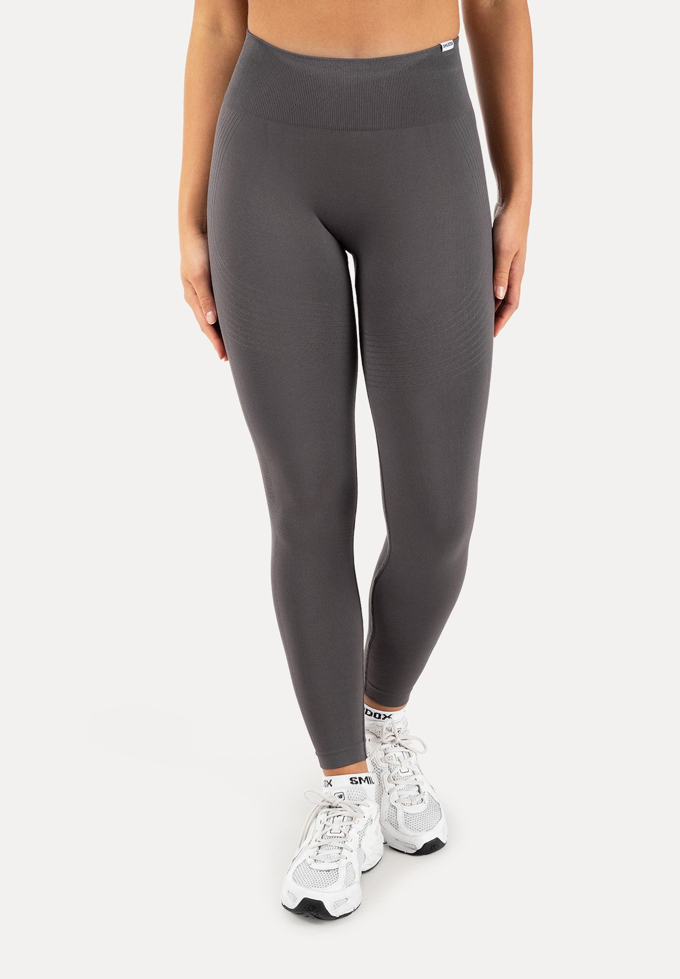 Smilodox Leggings Vonda, Scrunch Sporthose Damen, Shaped Fit, Seamless, Gym & Yoga V-Shape Bund, Seamless, Booty Shape, Push Effect, Squatproof