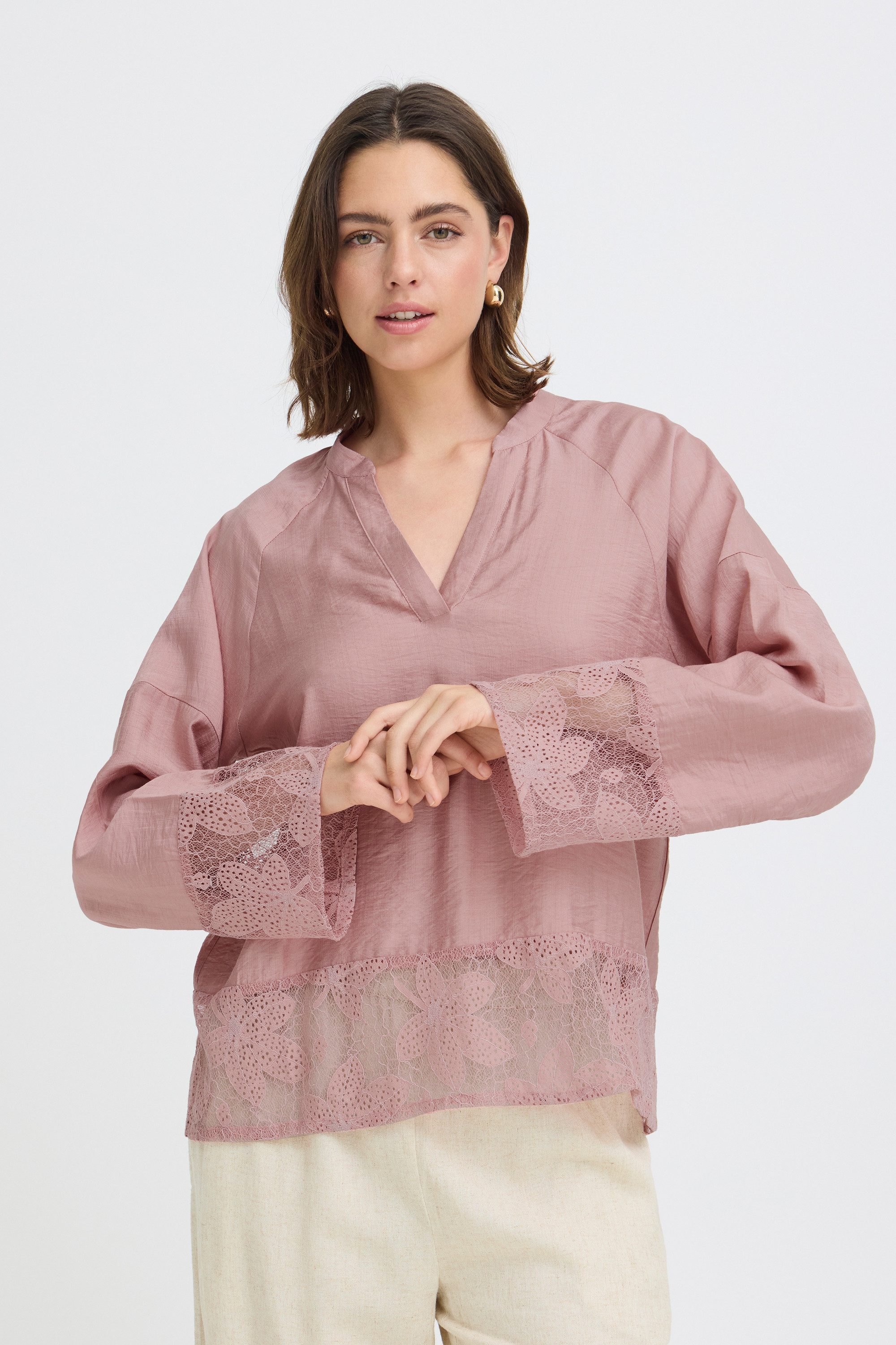 Langarmbluse Langarm-Bluse FRMINNAS