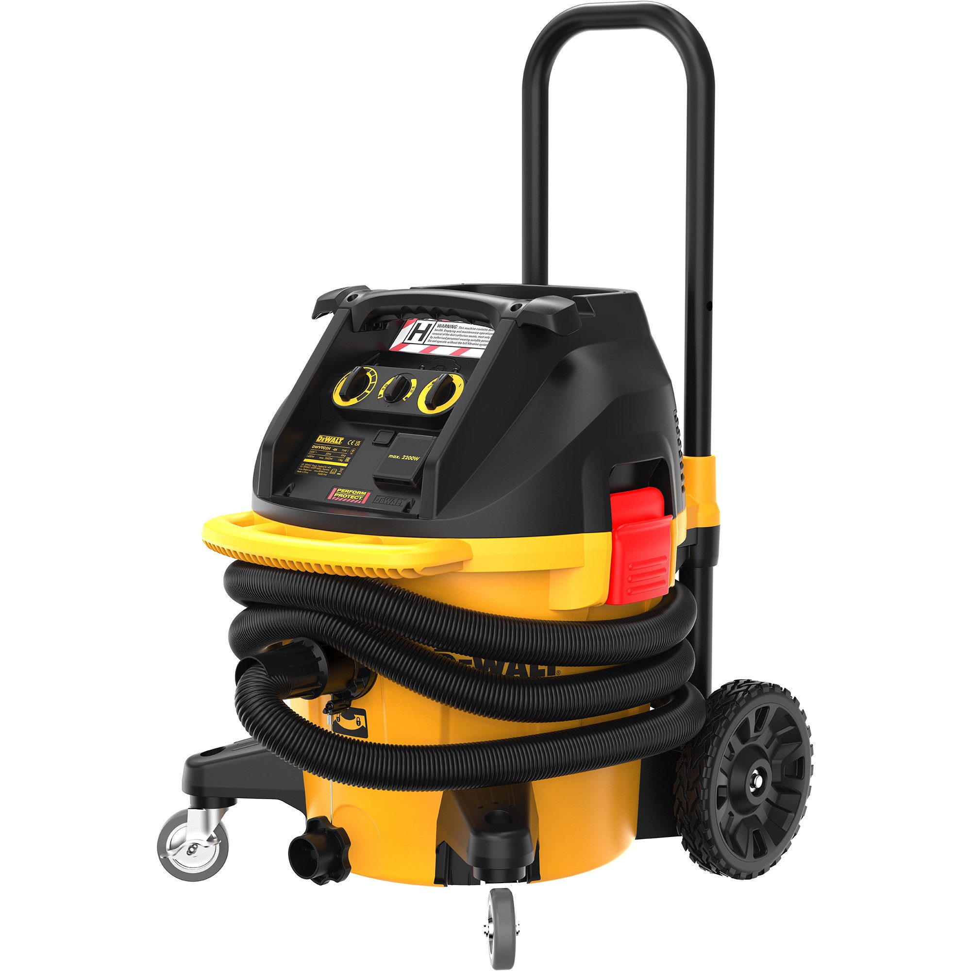 DeWalt Bodenstaubsauger DEWALT DWV905H-QS, Nass-/Trockensauger, (Industrie, 2200 W, Beutellos