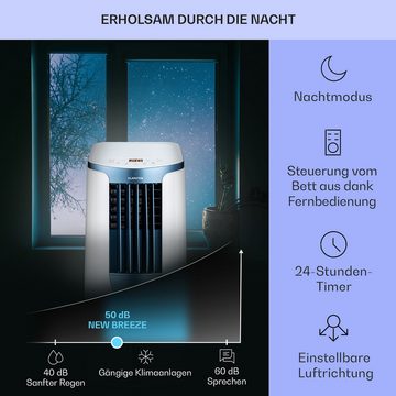 Klarstein Klimagerät New Breeze 7, Klimagerät mobil klimaanlage Air Conditioner Kühlgerät Luftkühler