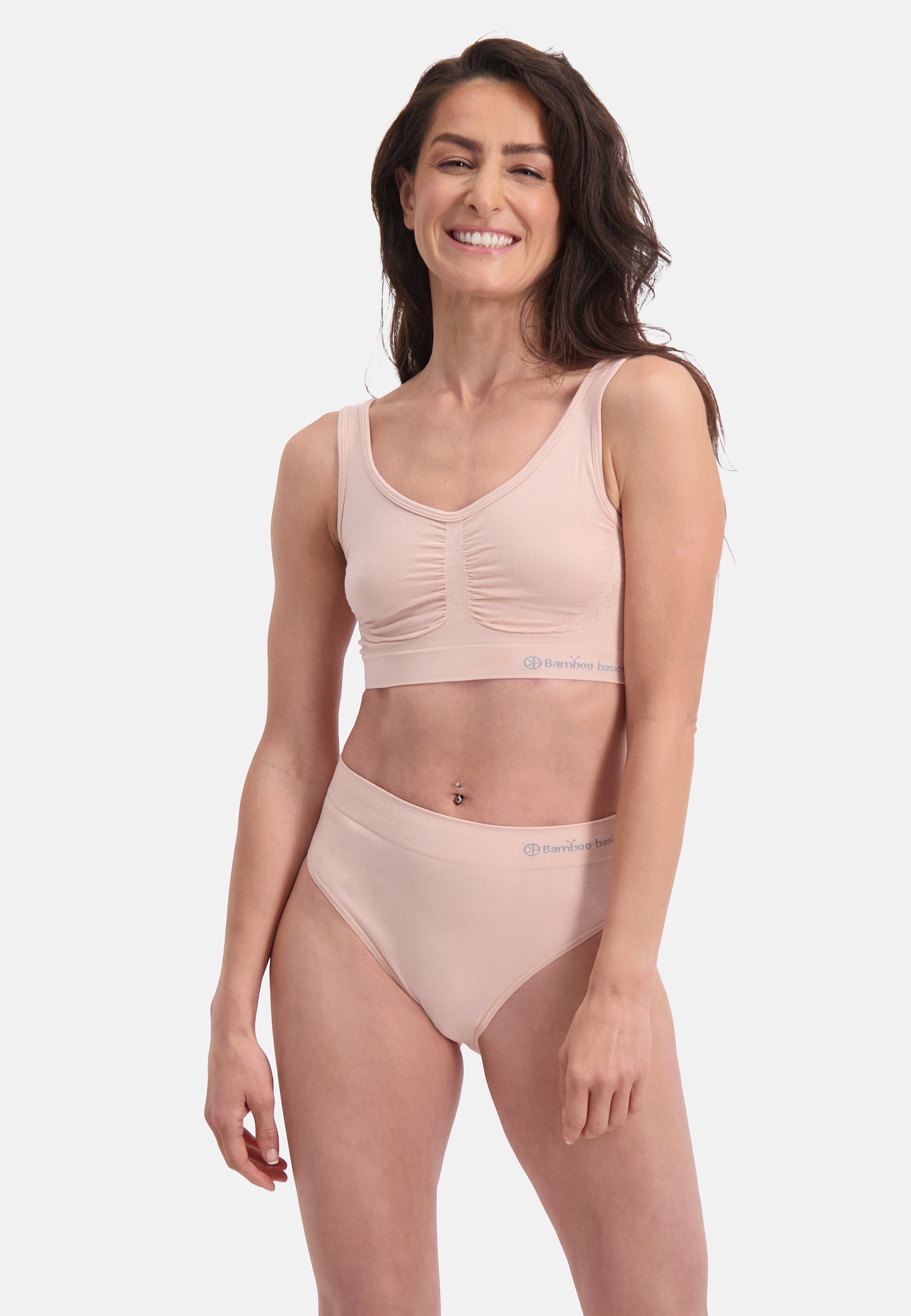 Cotton Bamboo basics Beige Slip Belle (3-St) Organic