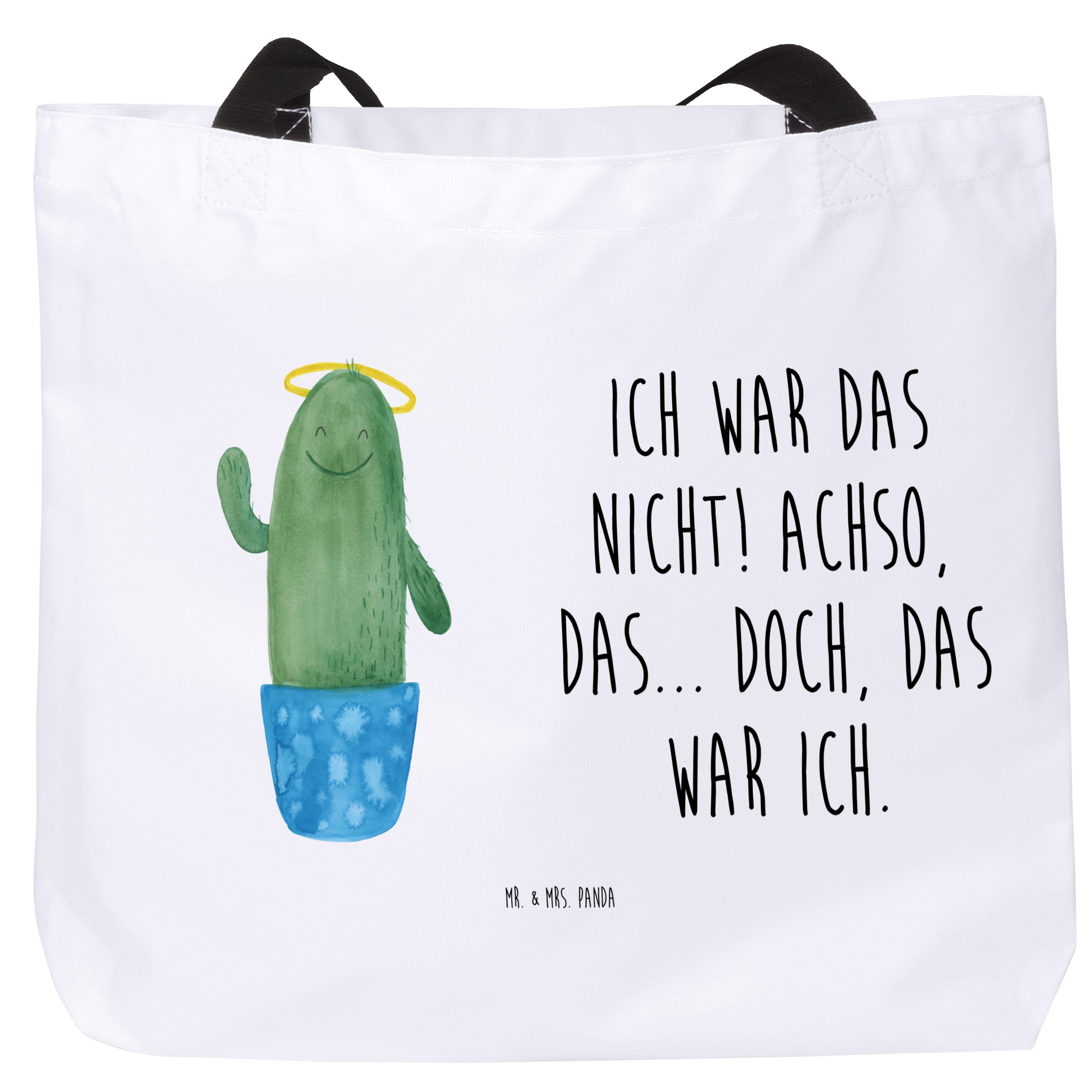 Shopper Kaktus Heilig, Schultasche, Weiß, Schultasche, Kakteen, Strandtasche