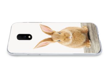 MuchoWow Handyhülle Kaninchen - Babykaninchen - Tiere - Kinder - Mädchen - Jungen, Phone Case, Handyhülle OnePlus 7, Silikon, Schutzhülle