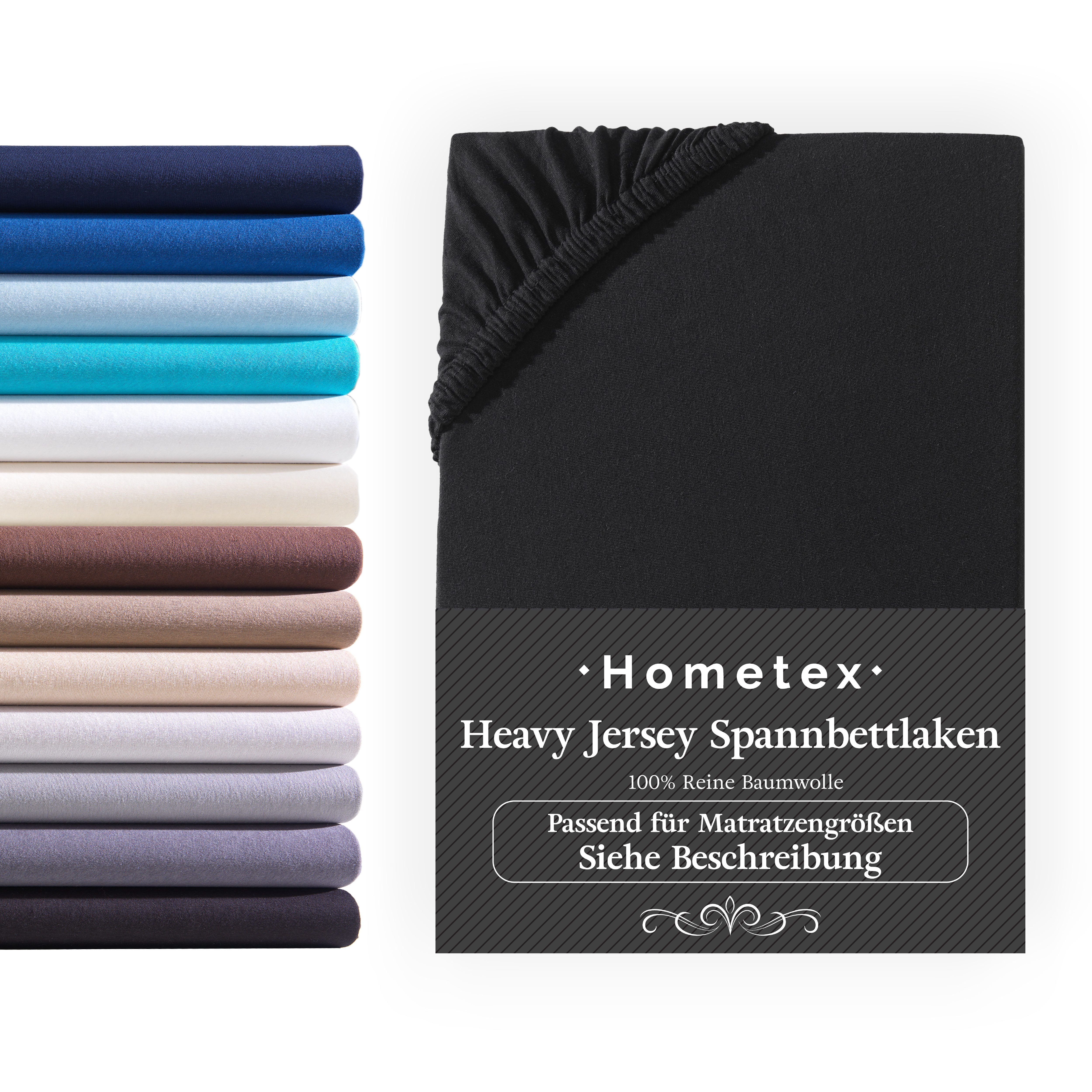 Hometex Premium Textiles Spannbettlaken Exclusive Split Topper-Spannbettlak günstig online kaufen