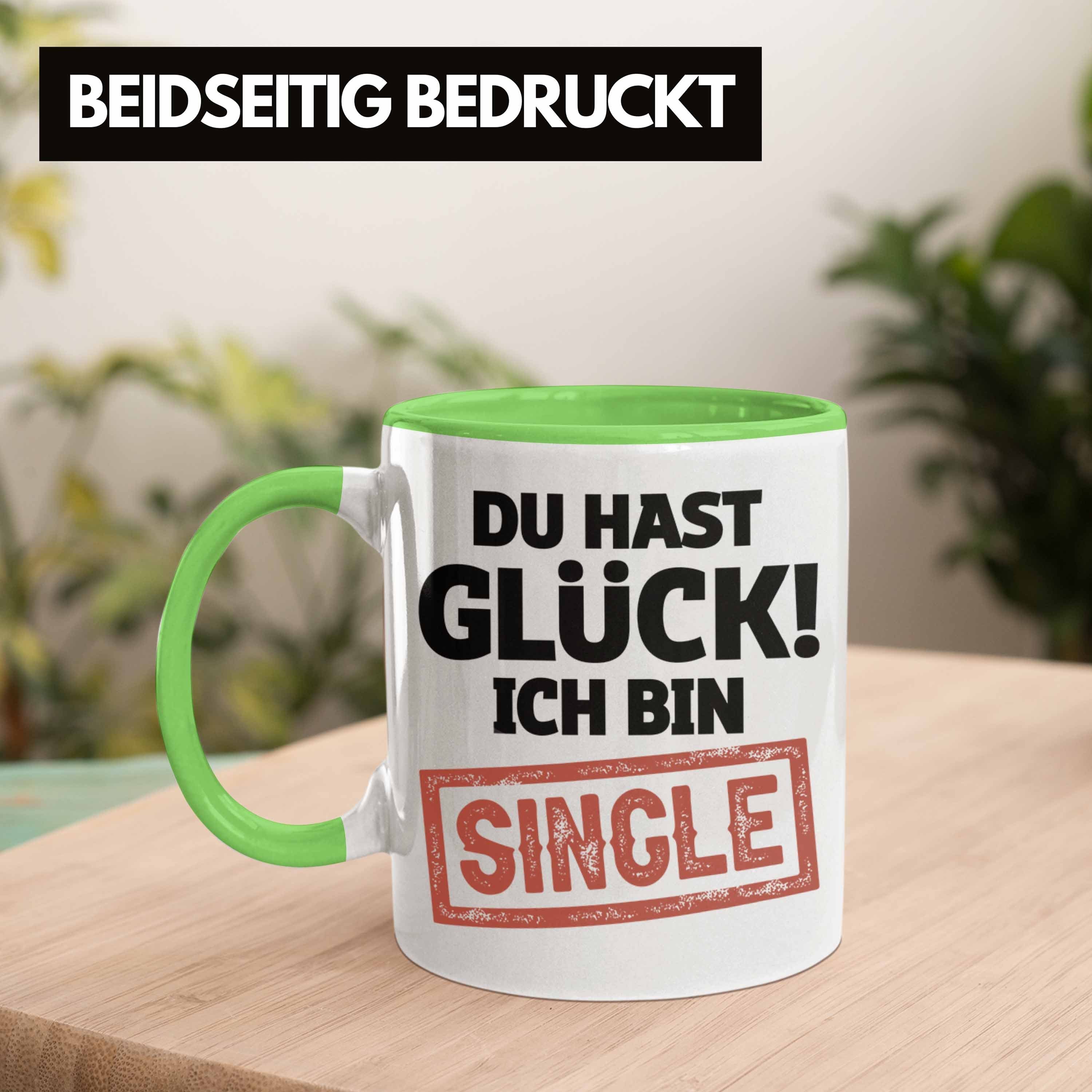 Trendation Tasse Single Solo Kaffee-Becher Geschenkidee Tasse Grün Geschenk Kollege