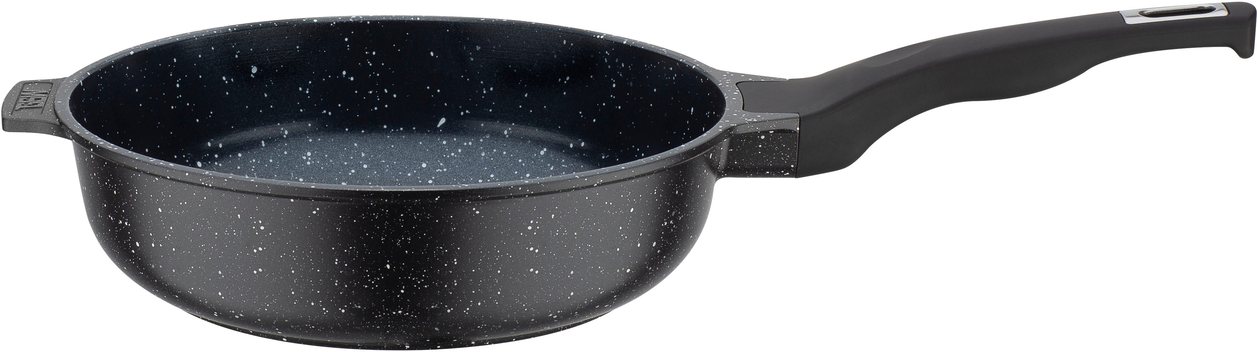 GSW Schmorpfanne Titanium Granit Advanced, Aluminiumguss (1-tlg), Schmorpfanne aus Aluminium-Guss mit Antihaft-Versiegelung