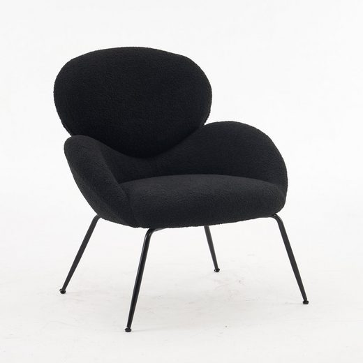 OKWISH Relaxsessel Loungesessel Fernsehsessel Polstersessel Polsterstuhl Schwarz