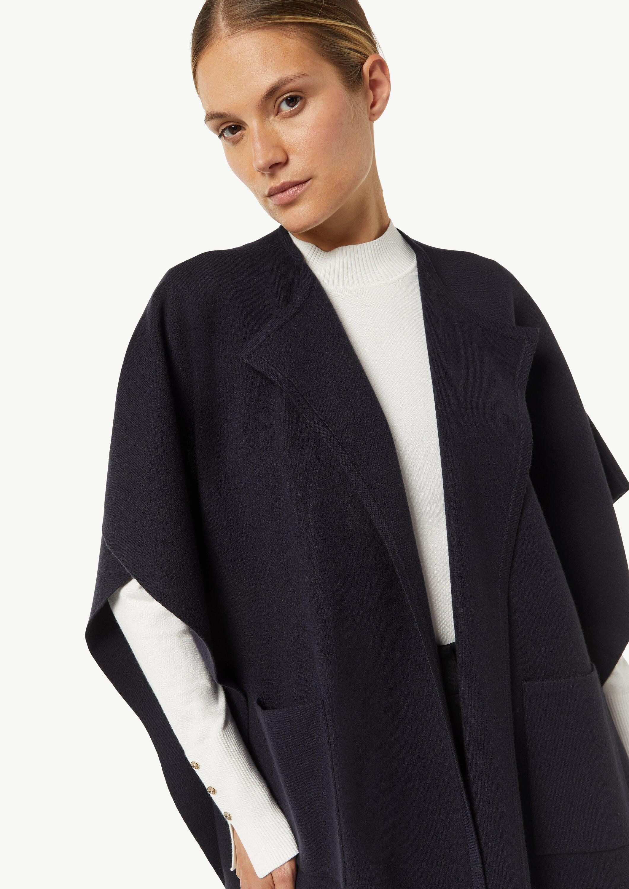 comma Poncho Indoor-Poncho Poncho aus Viskosemix