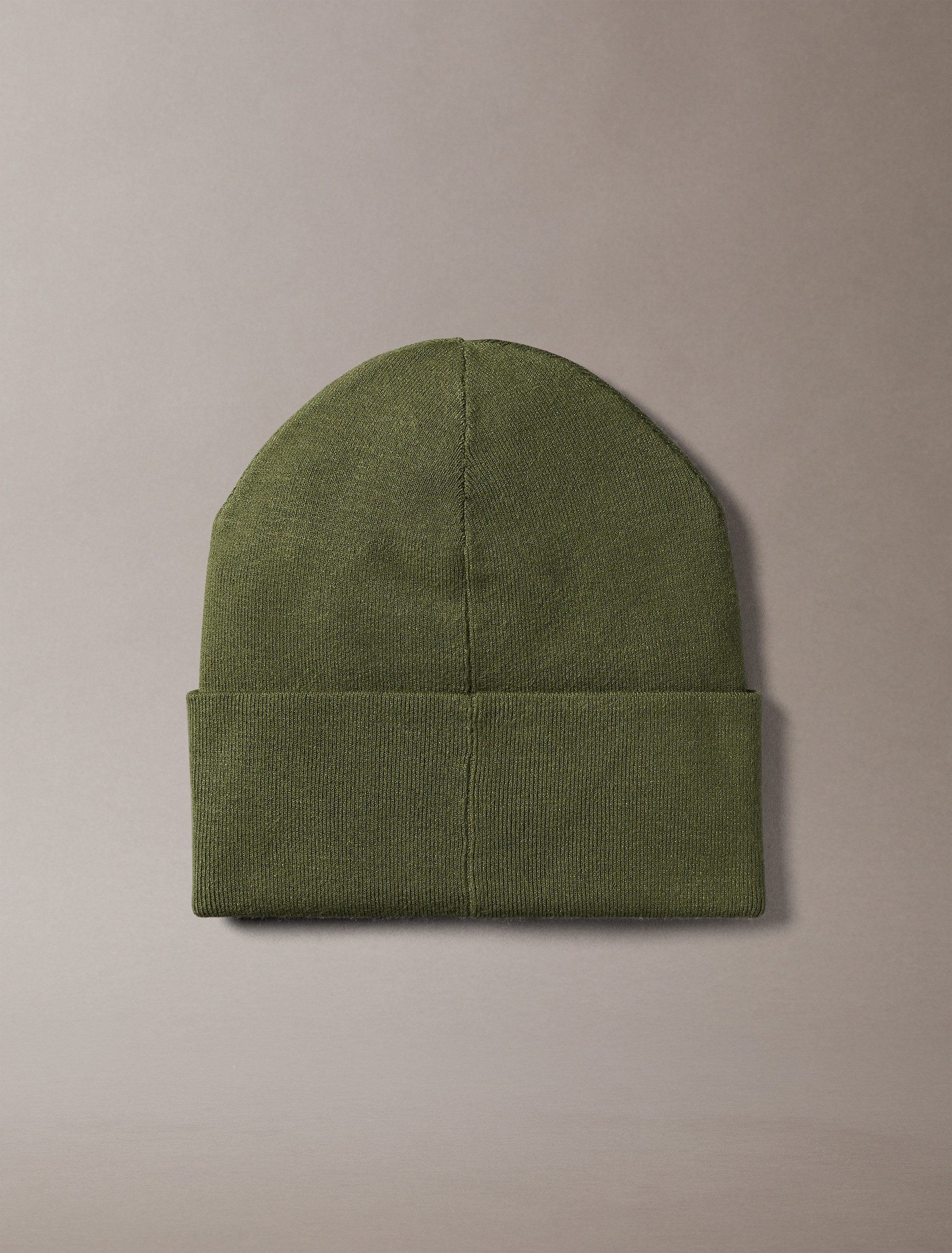 Calvin Klein Strickmütze MONOLOGO PATCH BEANIE günstig online kaufen
