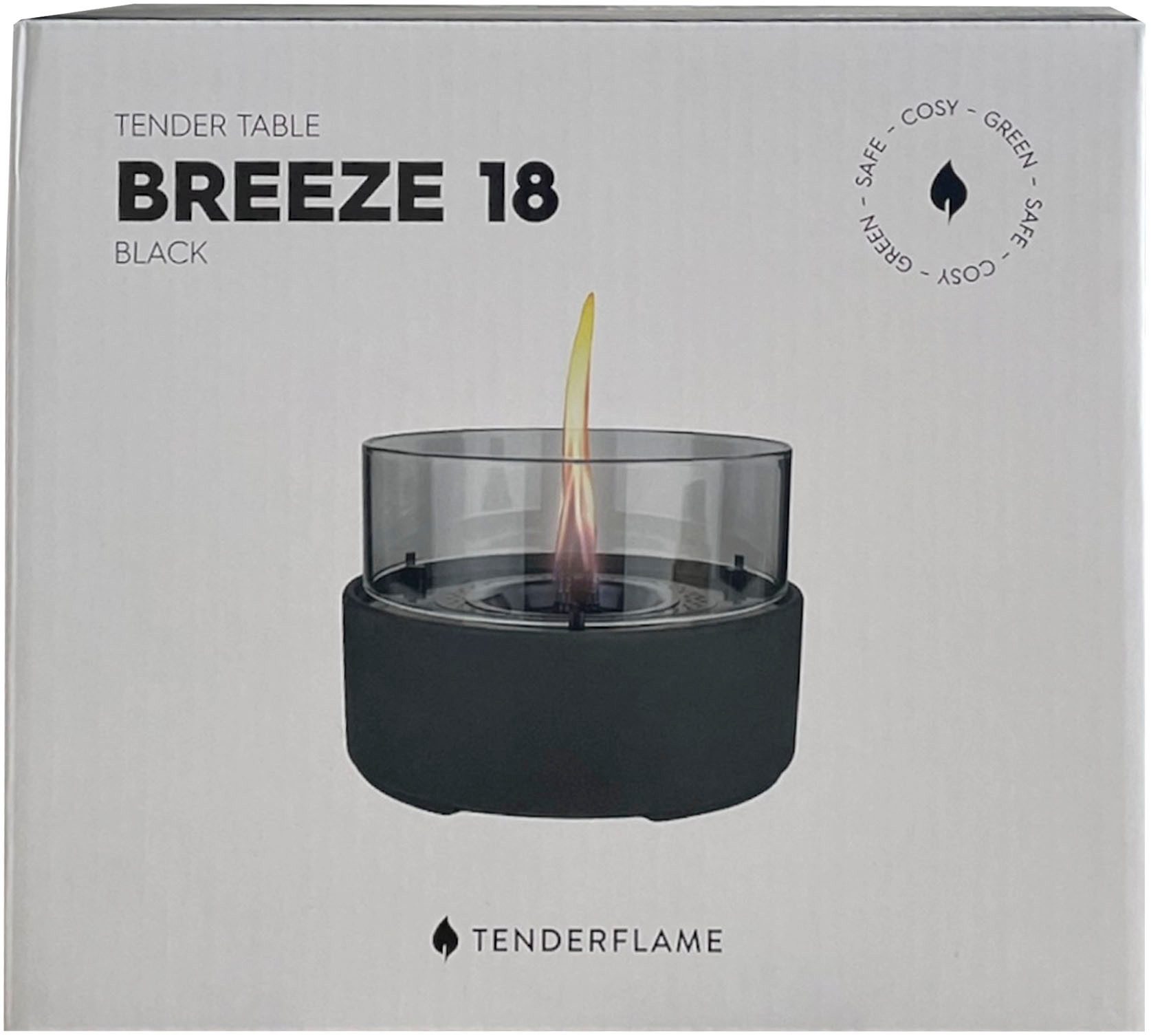 TENDERFLAME Tischfeuer »BREEZE 18«, Rauch- und rußfrei, in verschiedenen Ausführungen (1-St)