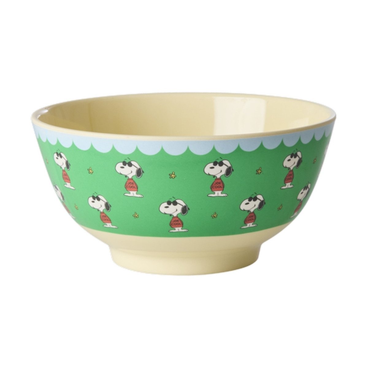 rice Müslischale Schüssel Snoopy Grün, 15 cm, Melamin BPA-frei, spülmaschinenfest