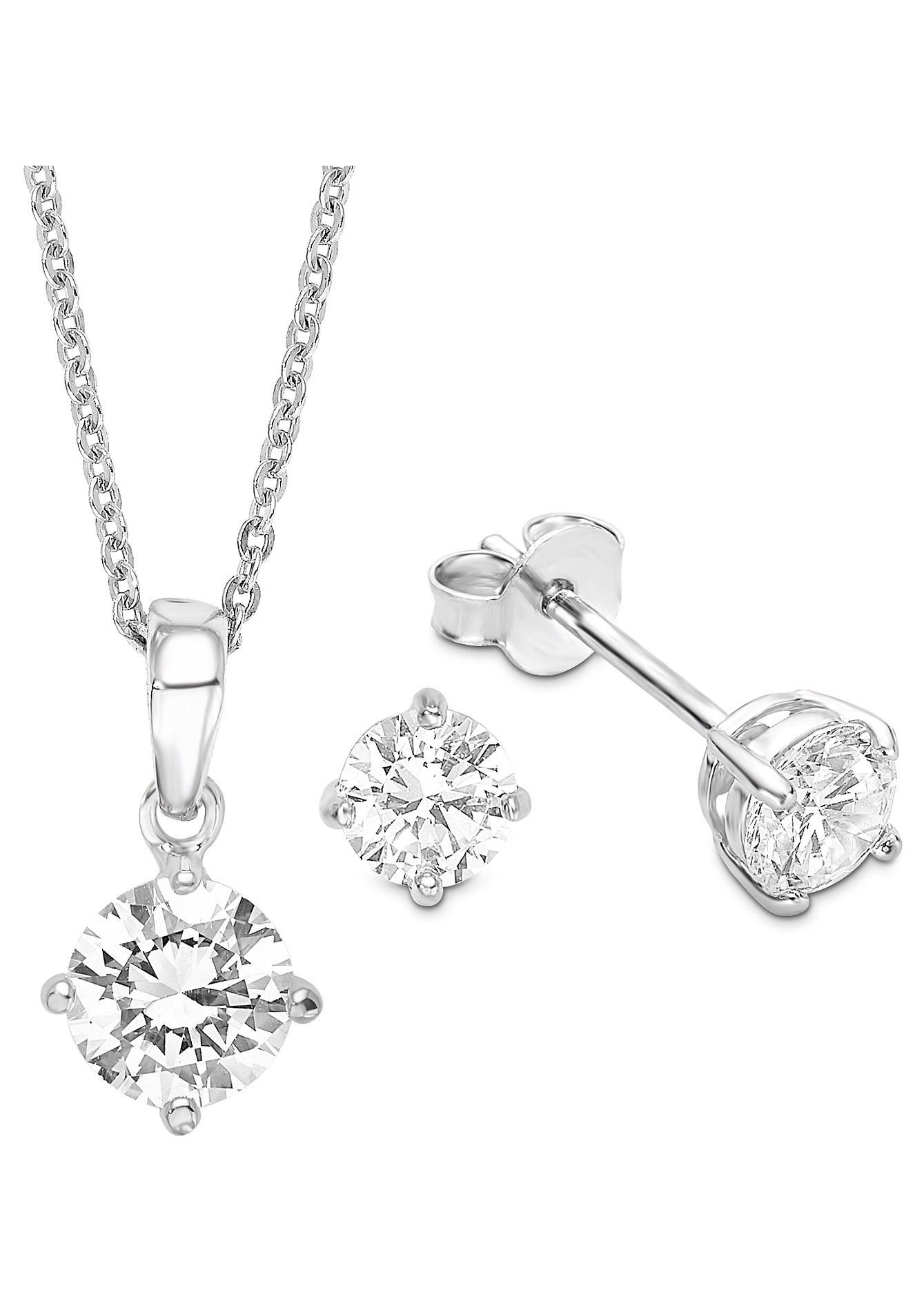 Amor Schmuckset (Set, 4-tlg), mit Zirkonia (synth)