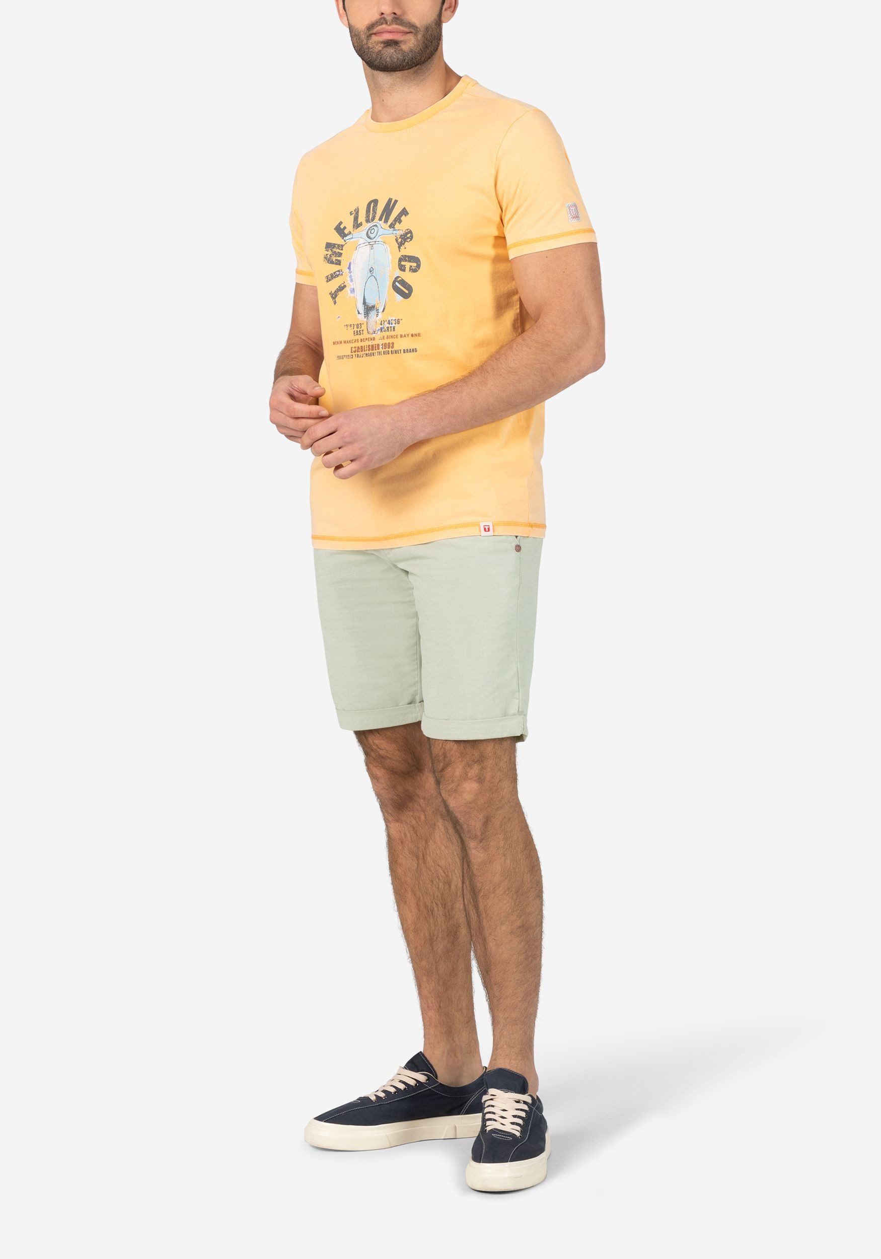 TIMEZONE Chinoshorts Lässiger Schnitt Kordelzug Elastische Taille Slim Luca günstig online kaufen