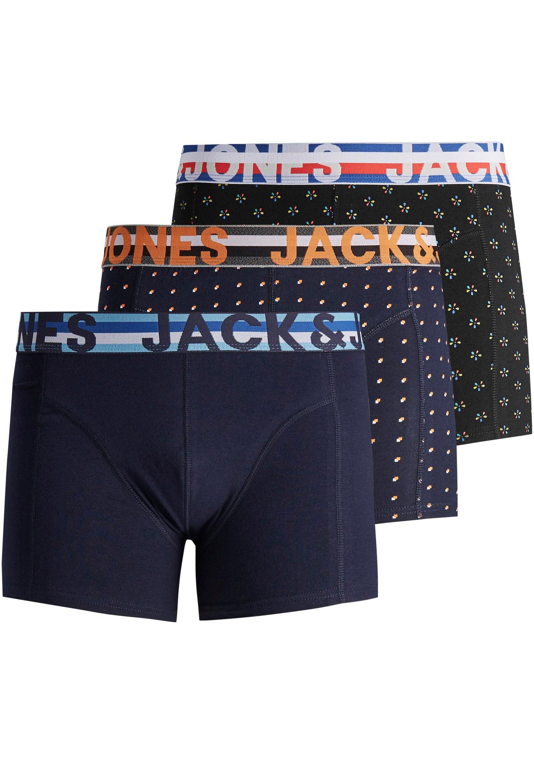 3 NOOS Jones blaze2 Trunk black & navy 3-St) TRUNKS JACHENRIK Jack PACK (Packung, /