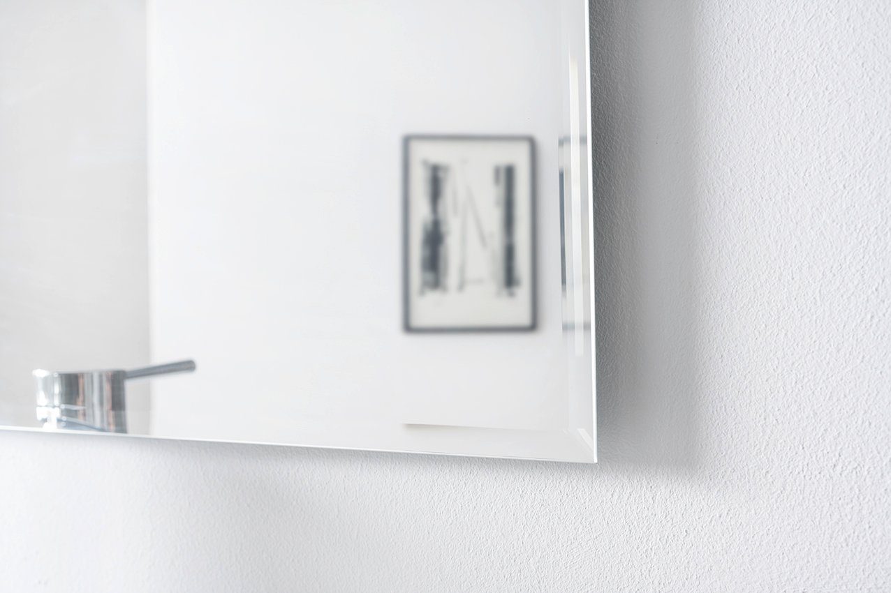 Your-Homestyle Deko-Werk schmalen Mirror, rahmenlos Flur. Mirror, Größen 24 für kleinen, geeignet Facette ohne unterschiedliche Wandspiegel Kristallspiegel