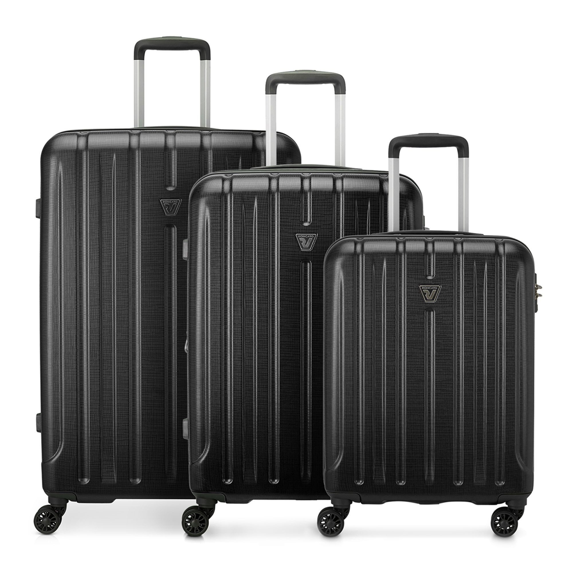 RONCATO Trolleyset Kinetic 2.0, 4 Rollen, (3-teilig, 3 tlg), ABS