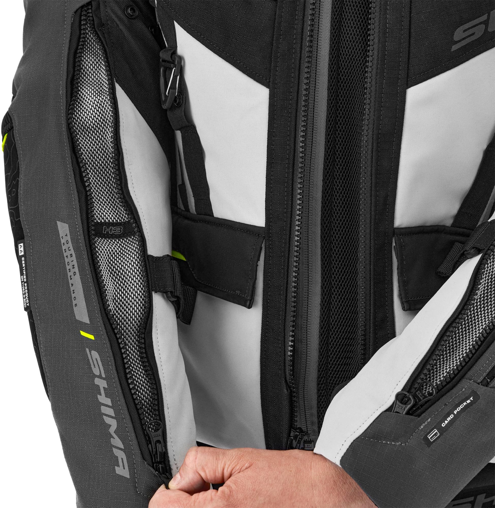 SHIMA Motorradjacke Tracker Damen Motorrad Textiljacken Rückenprotektor enthalten,Ellenbogenprotektoren enthalten,Schulte
