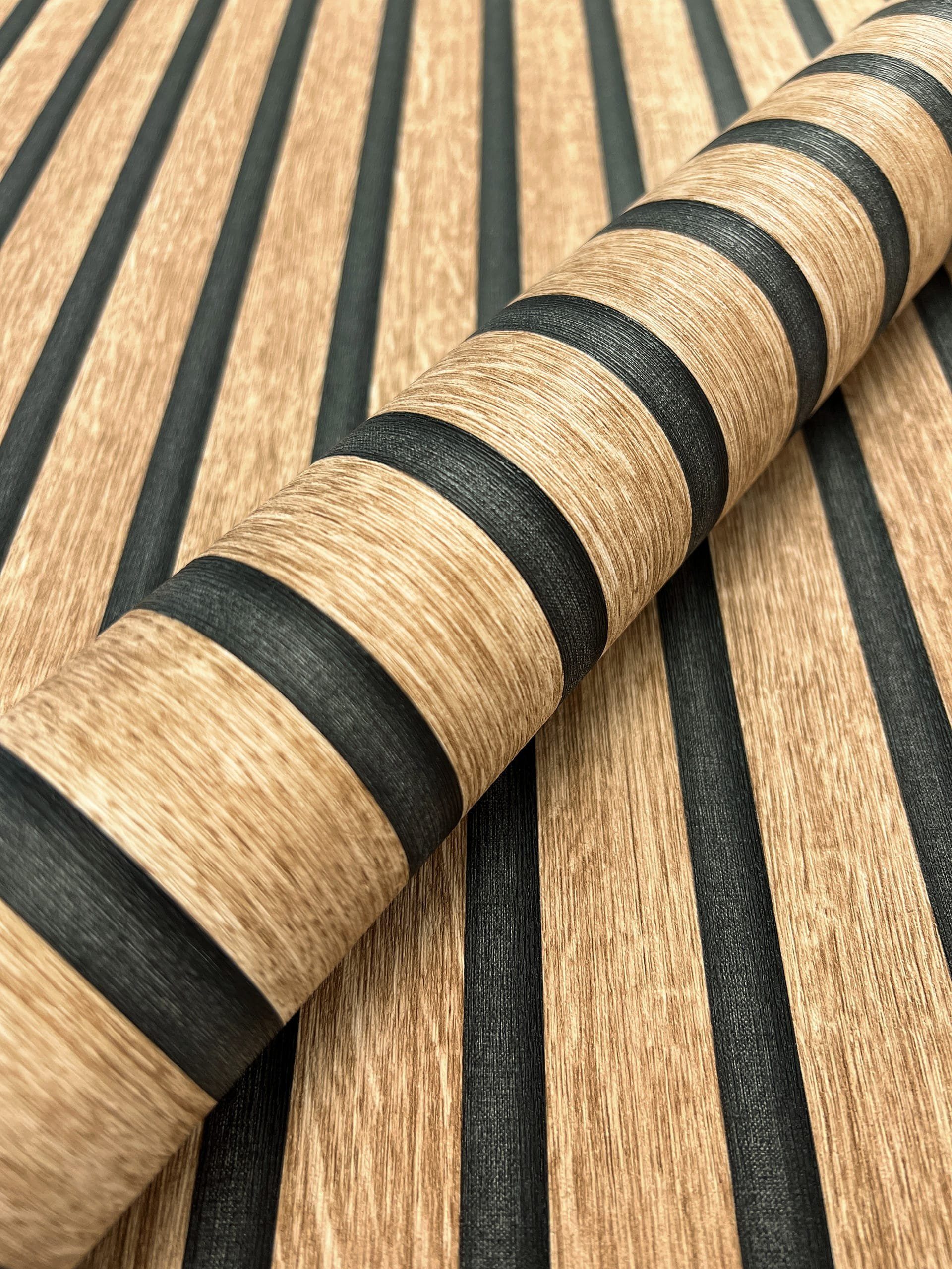 Newroom Vliestapete, Beige Tapete Skandinavisch Paneele günstig online kaufen