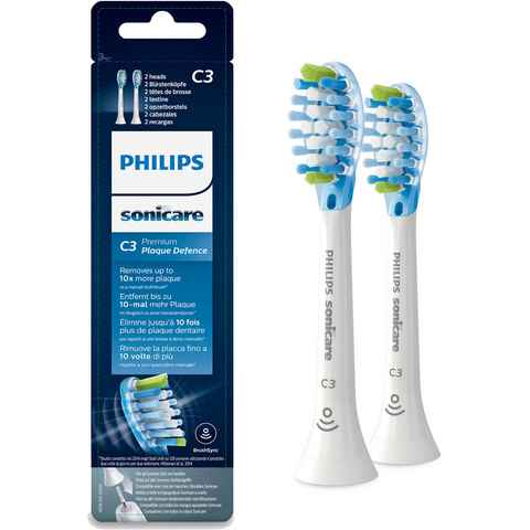 Philips Sonicare Aufsteckbürsten C3 Premium Plaque Control, Standardgröße, mit Smart-Bürstenkopferkennung