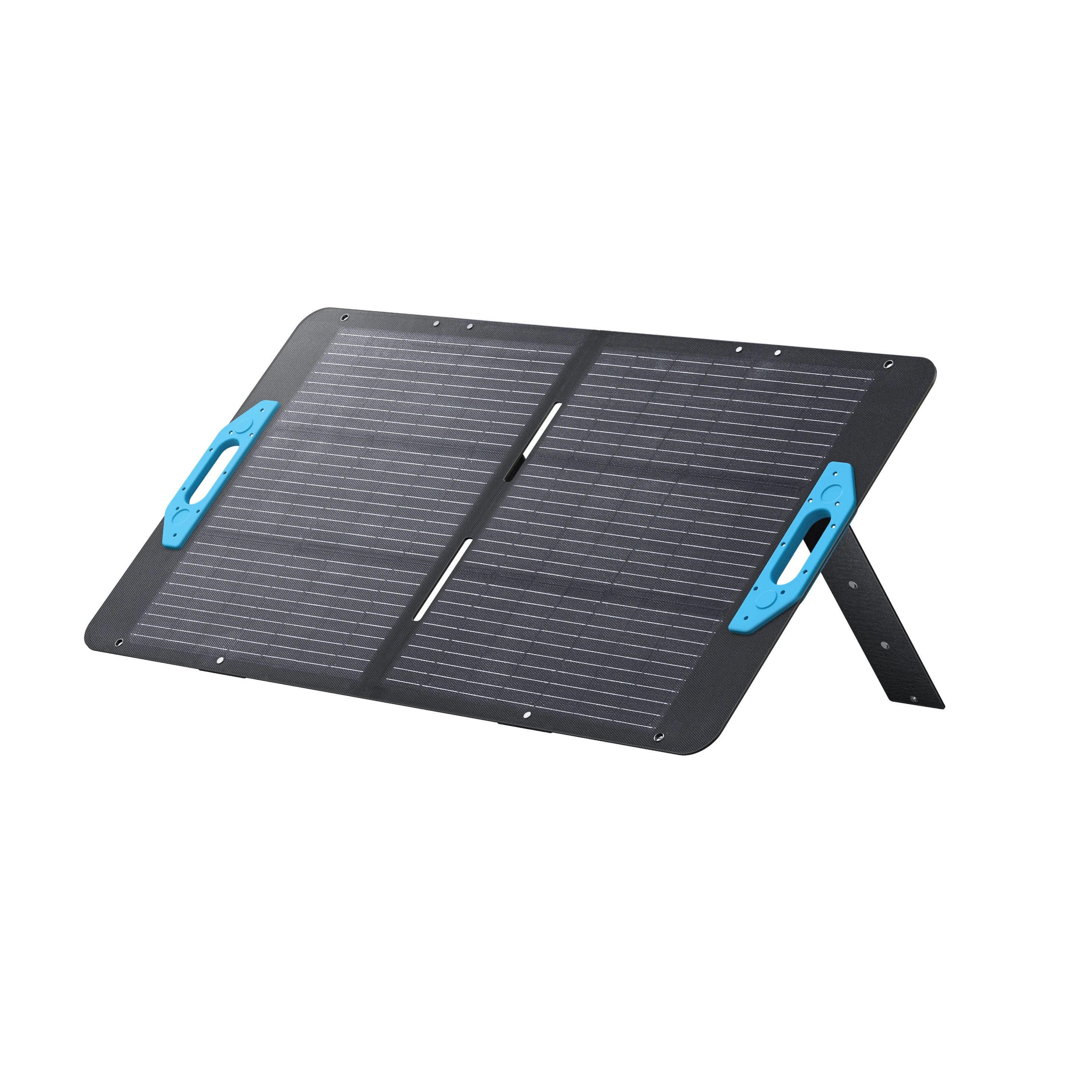 ANKER SOLIX Solarmodul Anker SOLIX PS100 Solar Panel klappbar (100W) - upgrade von 625, 100 W, Monokristallines Silizium, (1-St), IP68 Schutz; UV-abweisende ETFE-Folie; hoher Wirkungsgrad