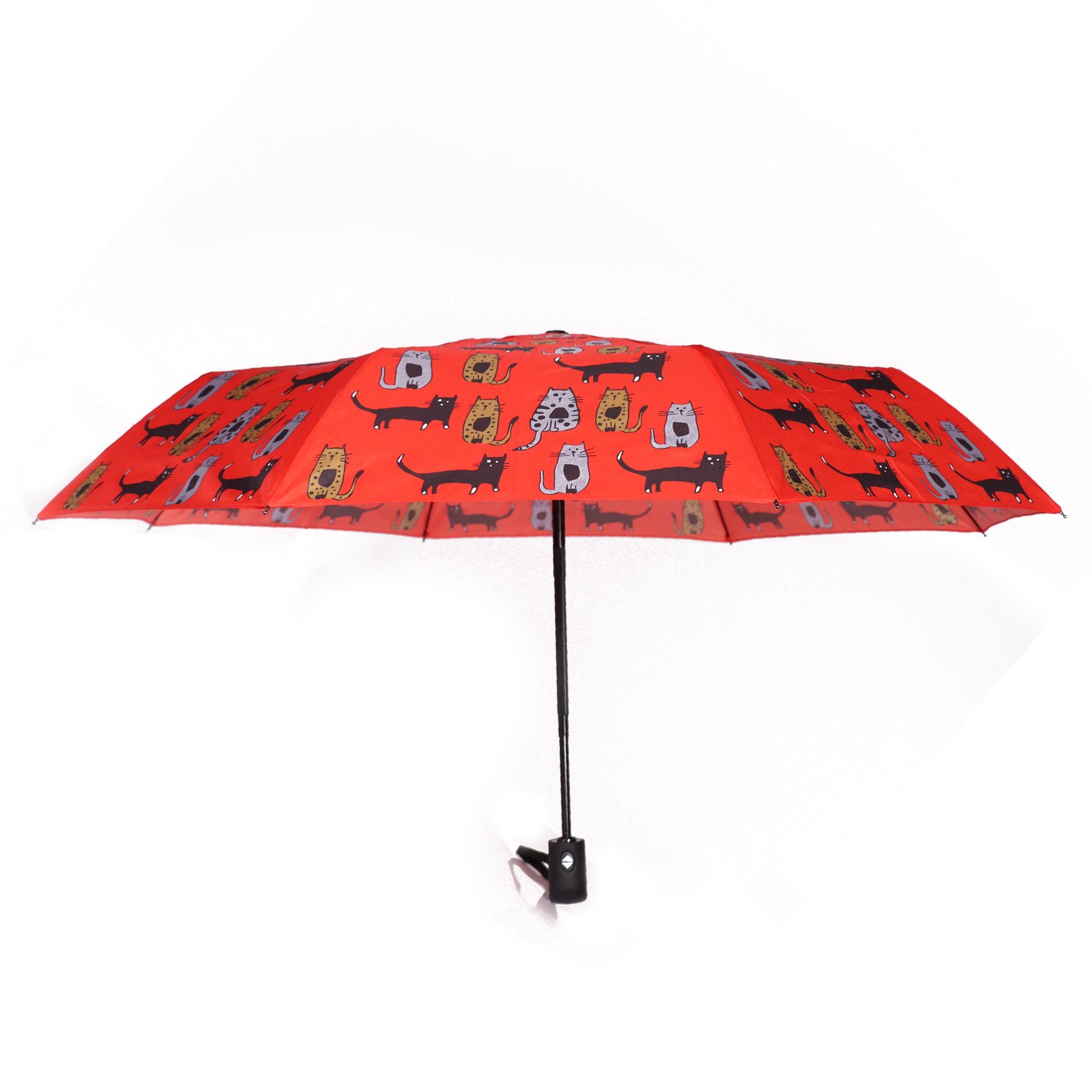 BIGGDESIGN Langregenschirm Biggdesign Cats Mini roter günstig online kaufen