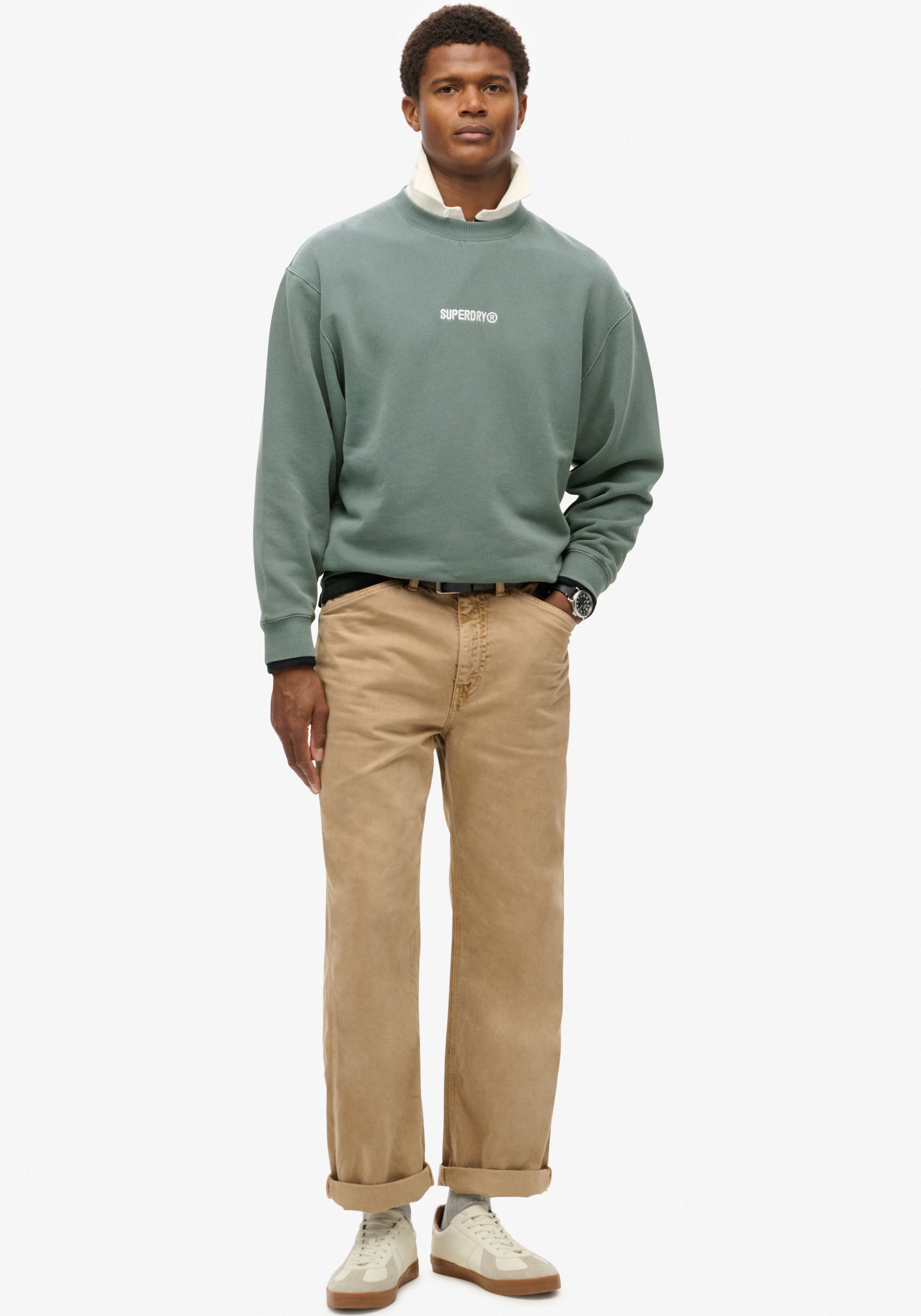 Superdry Sweatshirt MICRO LOGO GRAPHIC LOOSE CREW